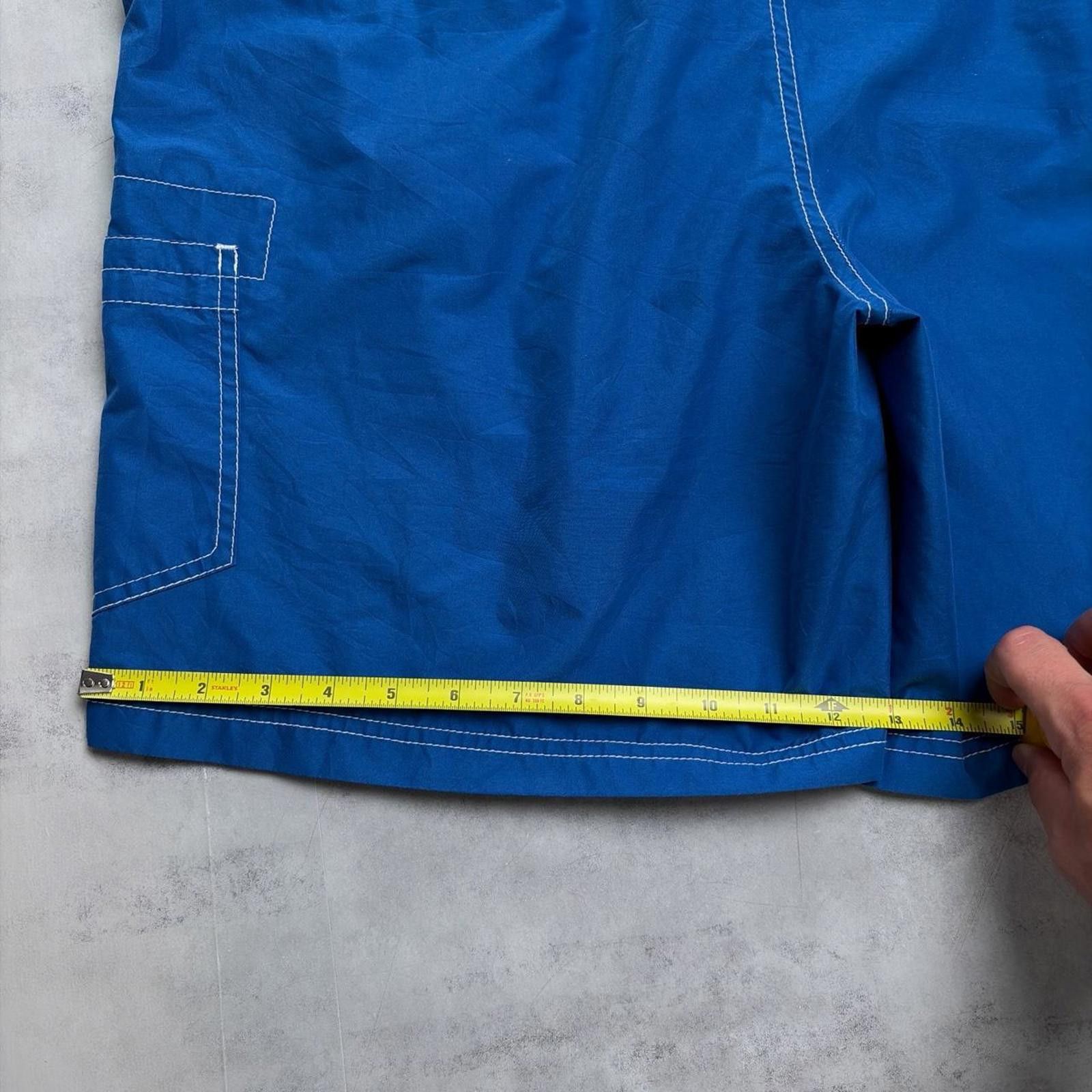 Ocean Pacific Y2K Navy Ocean Pacific Surf Baggy Striped Board Shorts Size US 32 / EU 48 - 8 Thumbnail