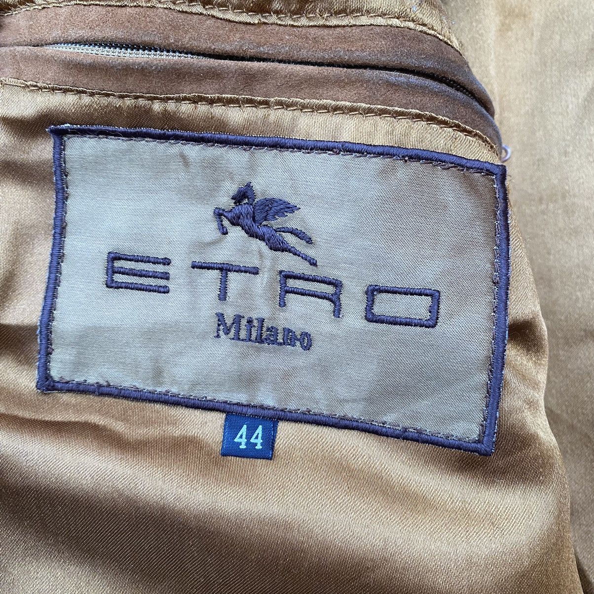 Etro Vintage Etro Real Suede Jacket Seize M Size M / US 6-8 / IT 42-44 - 6 Thumbnail