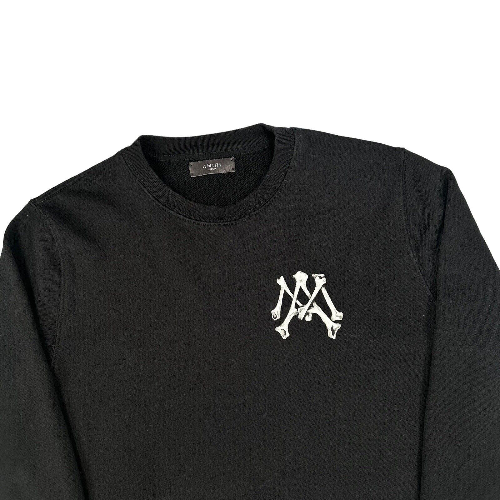 Amiri Amiri Size M Sweatshirt Black Bone Graphic Logo Oversized Size US M / EU 48-50 / 2 - 8 Thumbnail