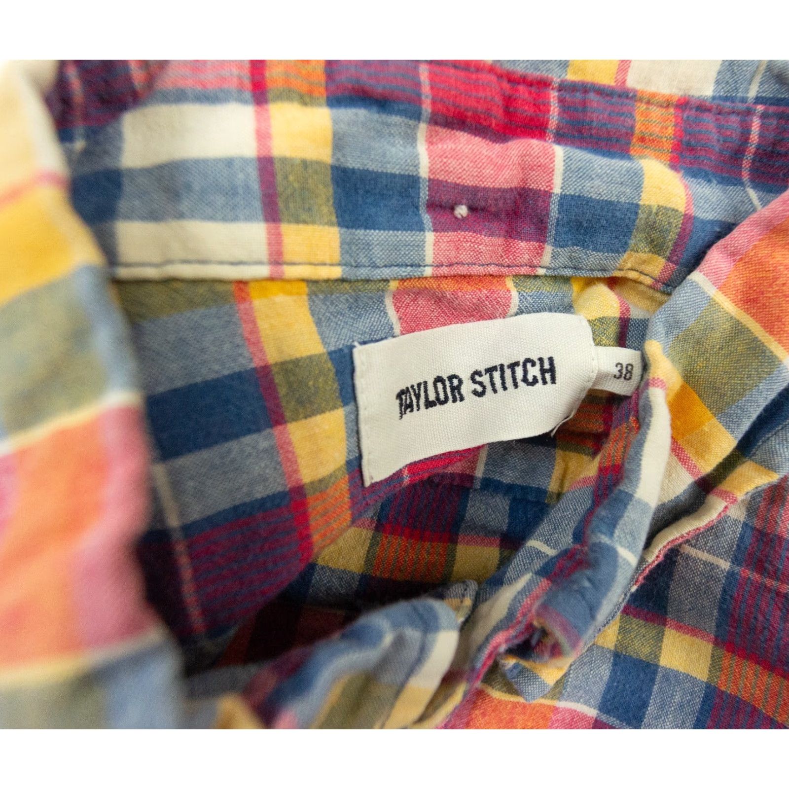 Taylor Stitch Taylor Stitch Shirt 38 Button-Down Long Sleeve Plaid Lightweight Cotton Multicolor Casual Mens Size US M / EU 48-50 / 2 - 6 Thumbnail