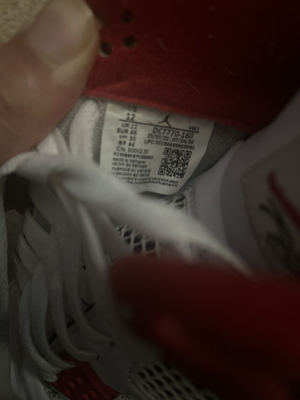 Jordan Brand Jordan 4 fire red 4s Size US 12 / EU 45 - 5 Thumbnail