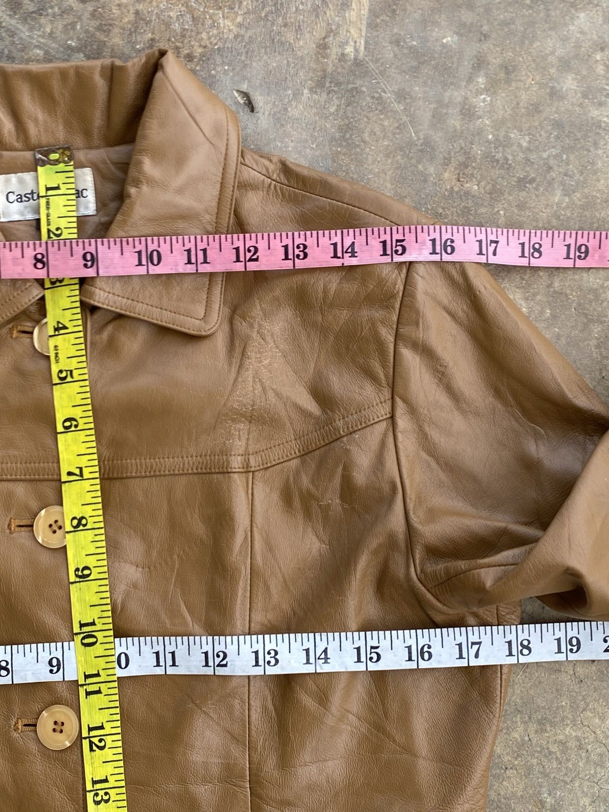 Jean Charles De Castelbajac Castelbajad Leather Blazer Jacket Size M / US 6-8 / IT 42-44 - 13 Thumbnail
