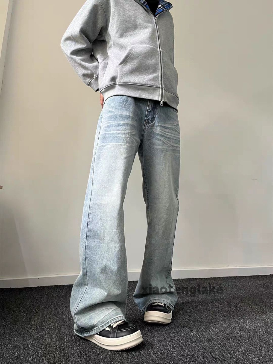 Jean × Vintage Washed faded cleanfit yuppie y2k bootcut punk jeans Size US 26 / EU 42 - 1 Thumbnail