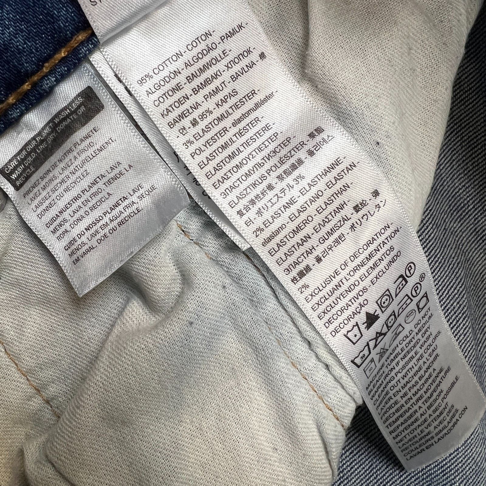Levi's Levi's 505 Jeans Mens 32x32 Regular Fit Straight Leg Denim Size US 32 / EU 48 - 11 Thumbnail