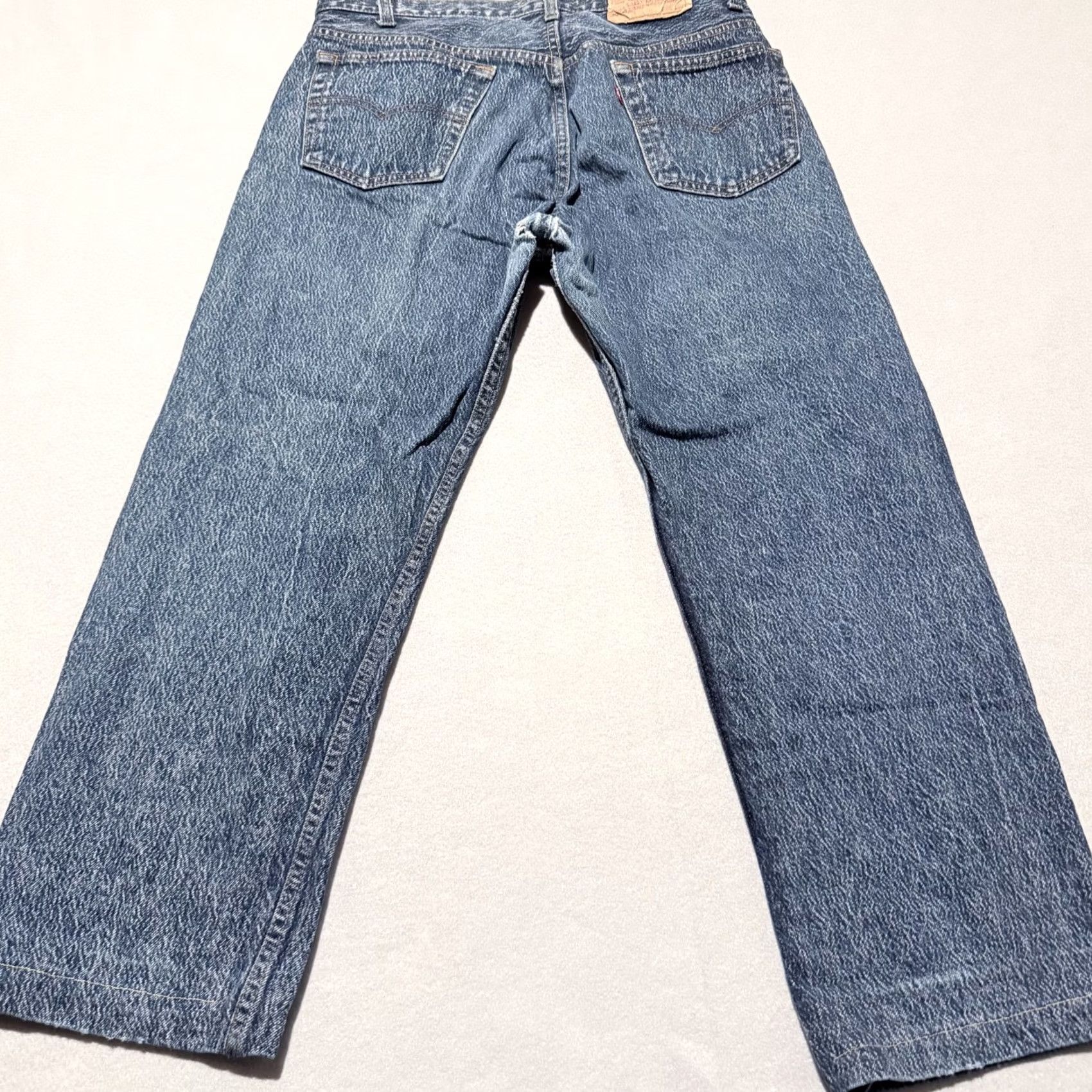 Levi's Levi's Jeans Men Blue Denim Classic Straight 34X30 USA Made 5-Pocket Logo Button Zip - Flaws Size US 34 / EU 50 - 4 Thumbnail