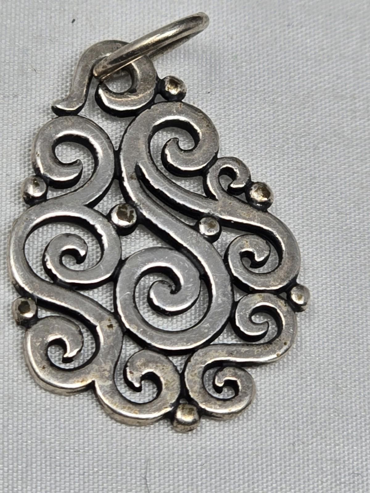 Other James Avery Sorrento Scrollwork Pendant Large Sterling Size ONE SIZE - 3 Thumbnail