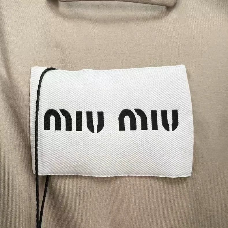 Prada Miu Miu Embroidered Letter Padded Jacket-2506 Size M / US 6-8 / IT 42-44 - 4 Thumbnail