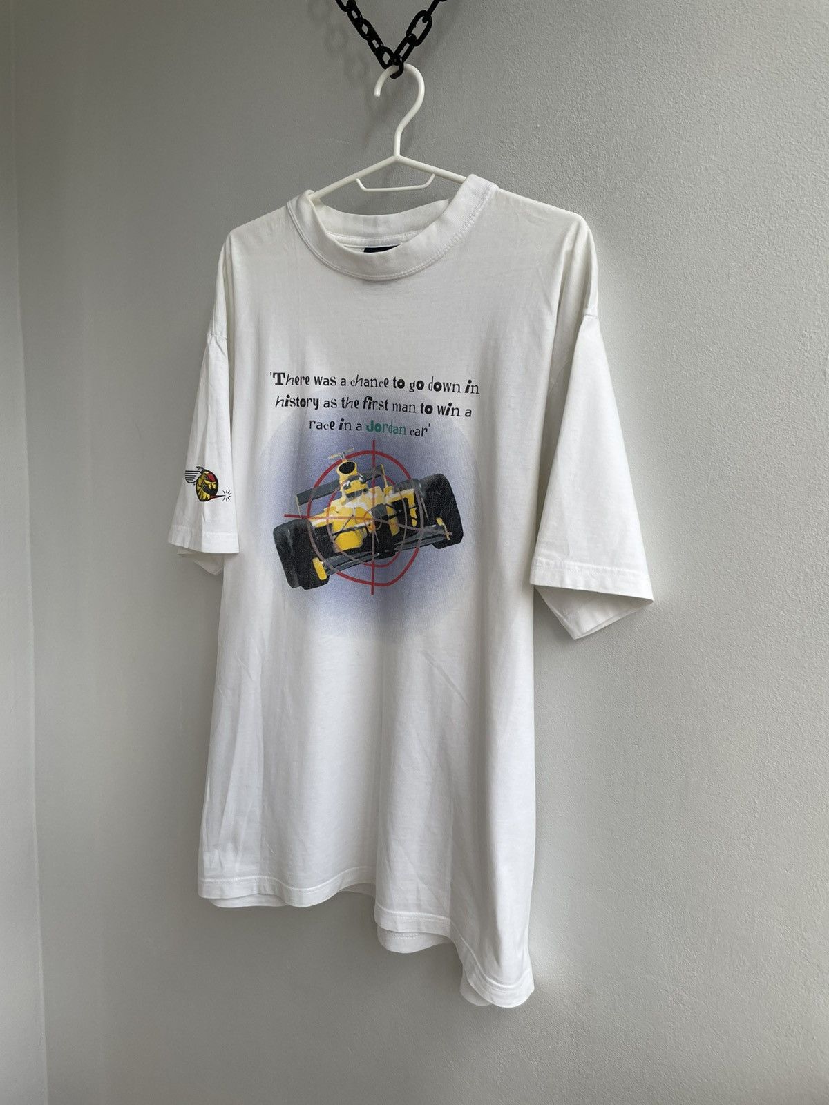 Formula 1 Vintage JORDAN Formula 1 Team T-Shirt 90s F1 Formula Racing Size US XL / EU 56 / 4 - 2 Thumbnail