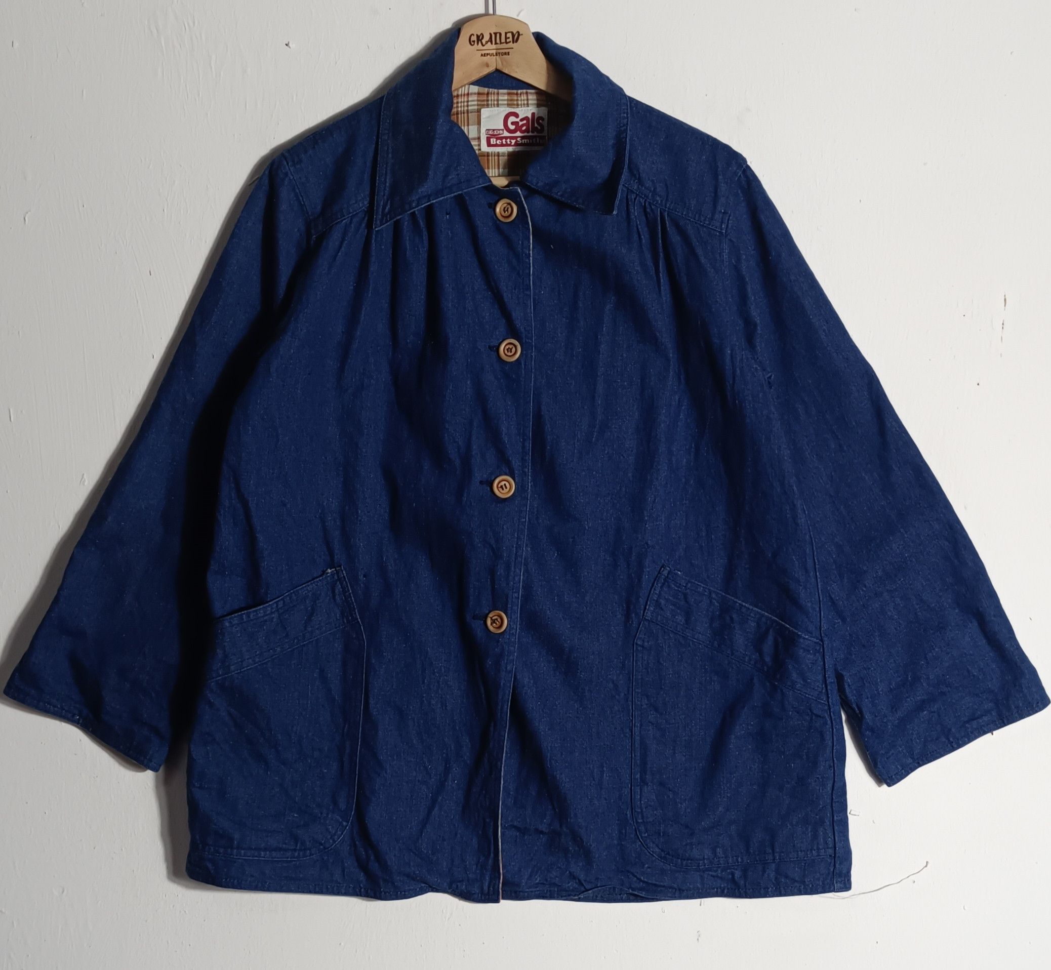 Big John Vintage🔥🔥Big John Gals Workwear Denim Jacket Size US XL / EU 56 / 4 - 1 Thumbnail