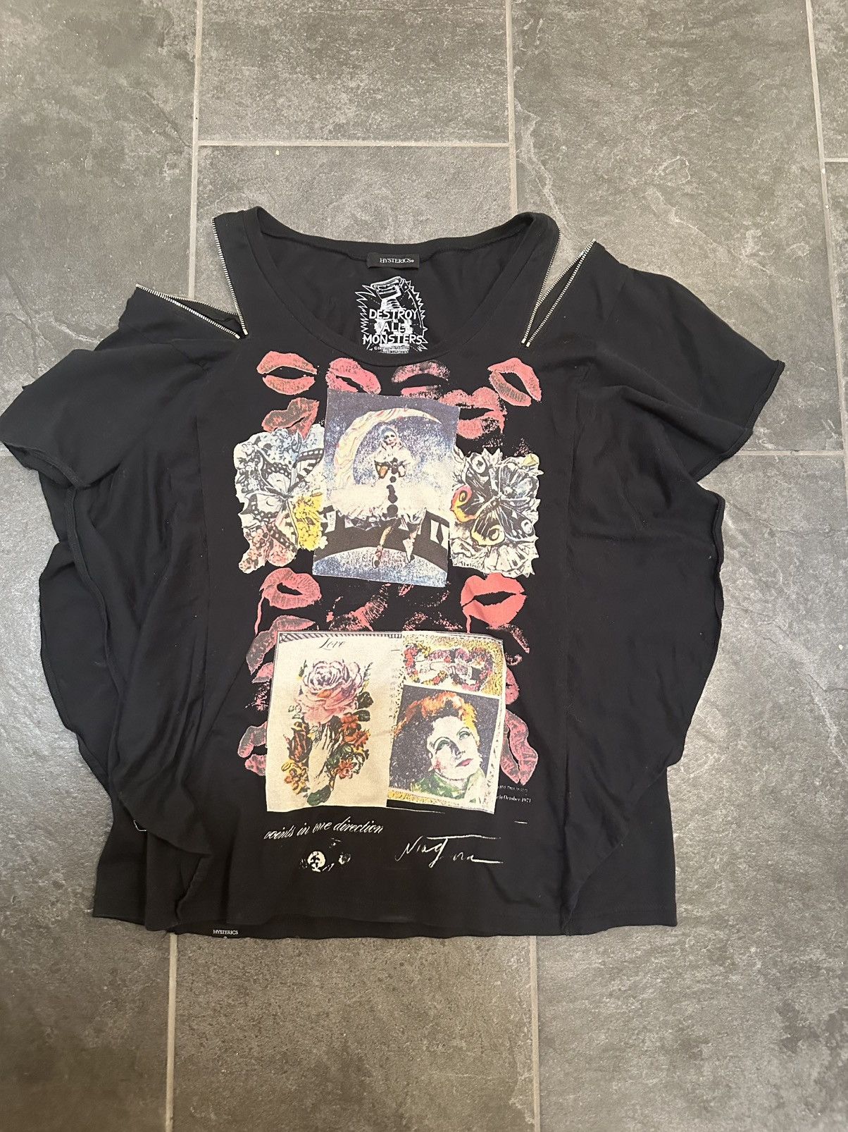 Hysteric Glamour × Japanese Brand Hysteric Glamour x Destory All Monsters Frilly Tee Size L / US 10 / IT 46 - 3 Thumbnail