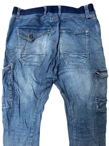 Japanese Brand FIELDCORE JAPANESE BRAND JEANS CARGO BONDAGE Size US 37 - 4 Thumbnail
