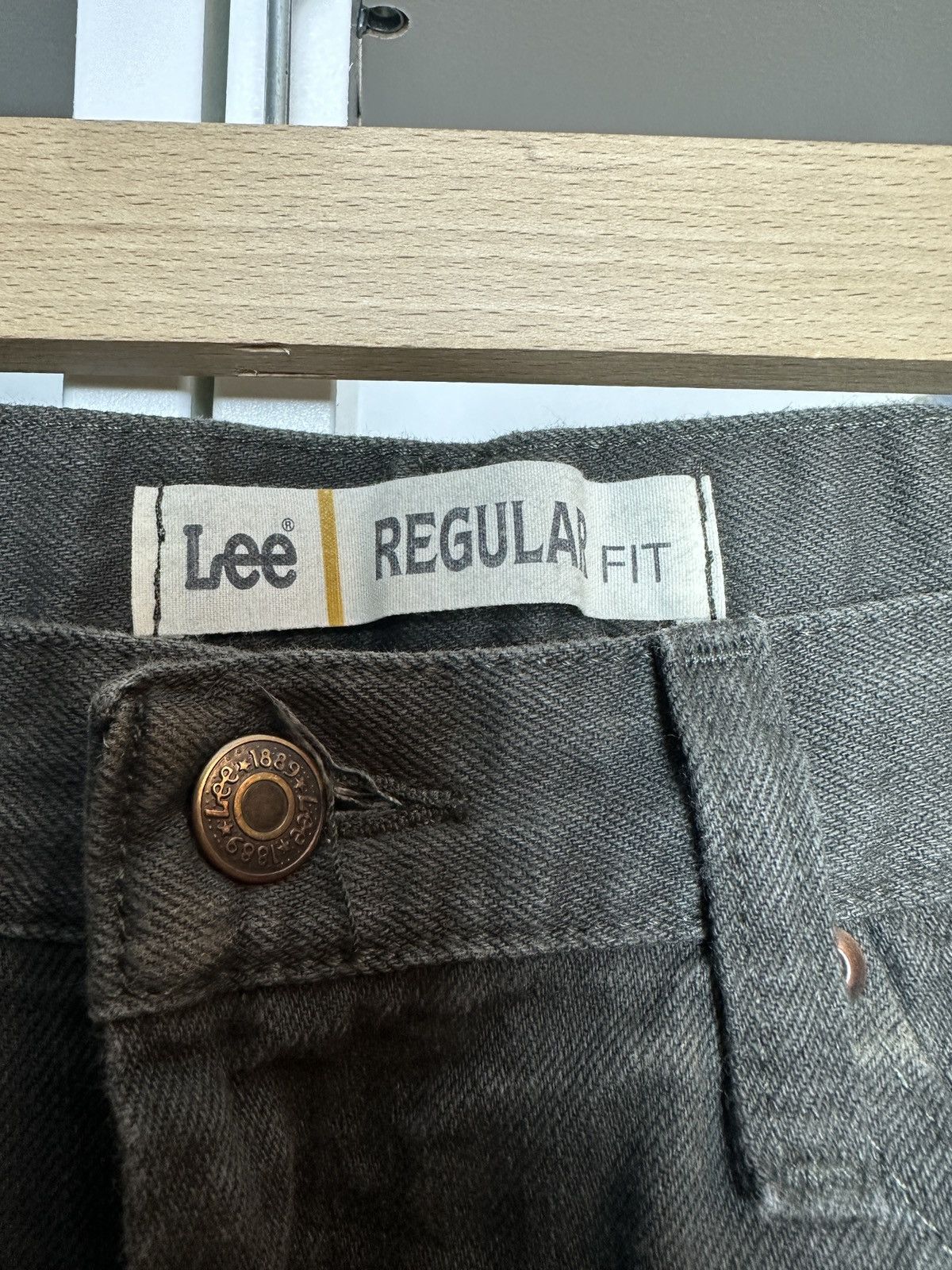Lee Vintage Lee earth tones brown denim jeans baggy pants Size US 36 / EU 52 - 5 Thumbnail