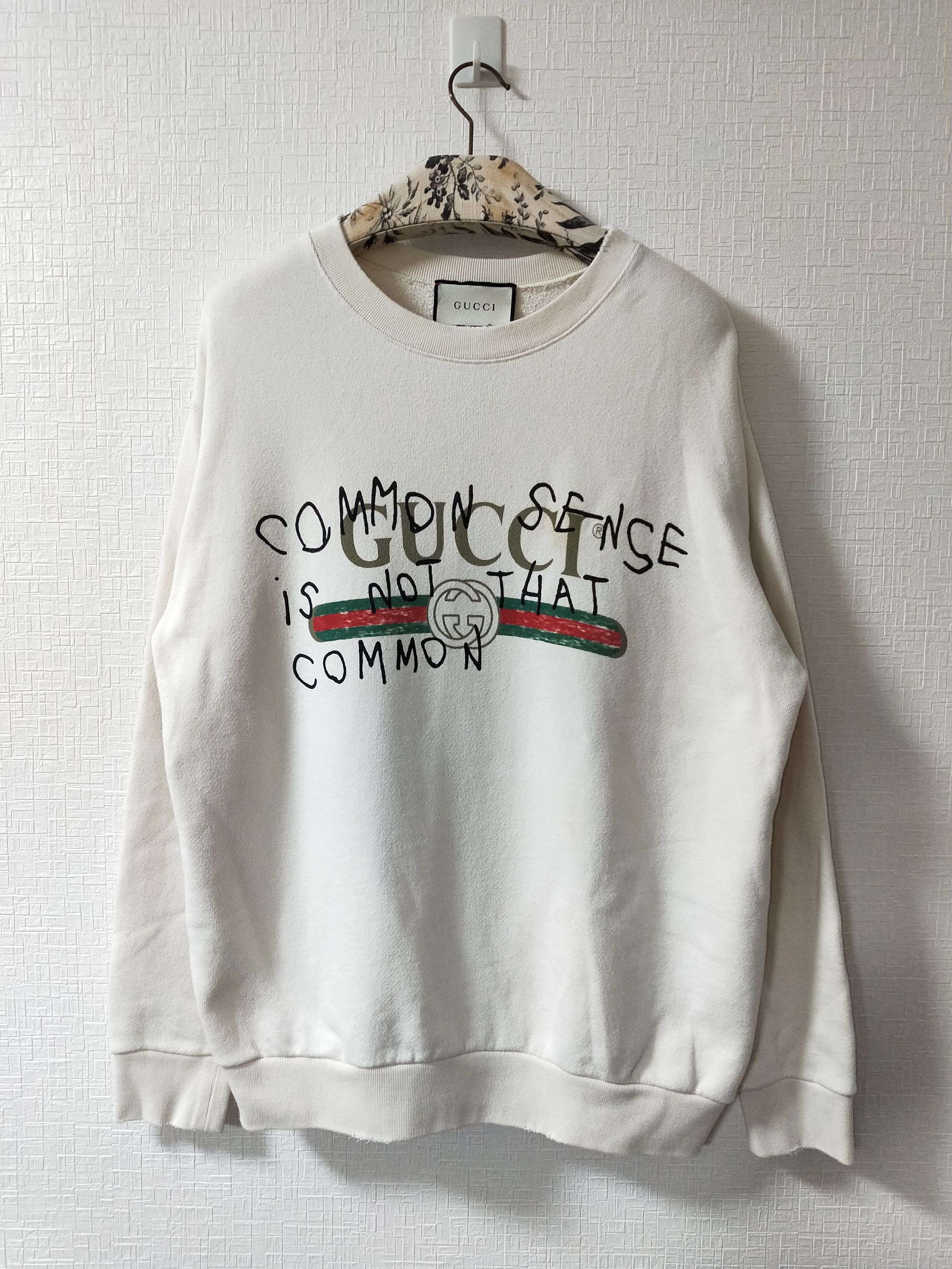 Gucci common best sale sense sweatshirt