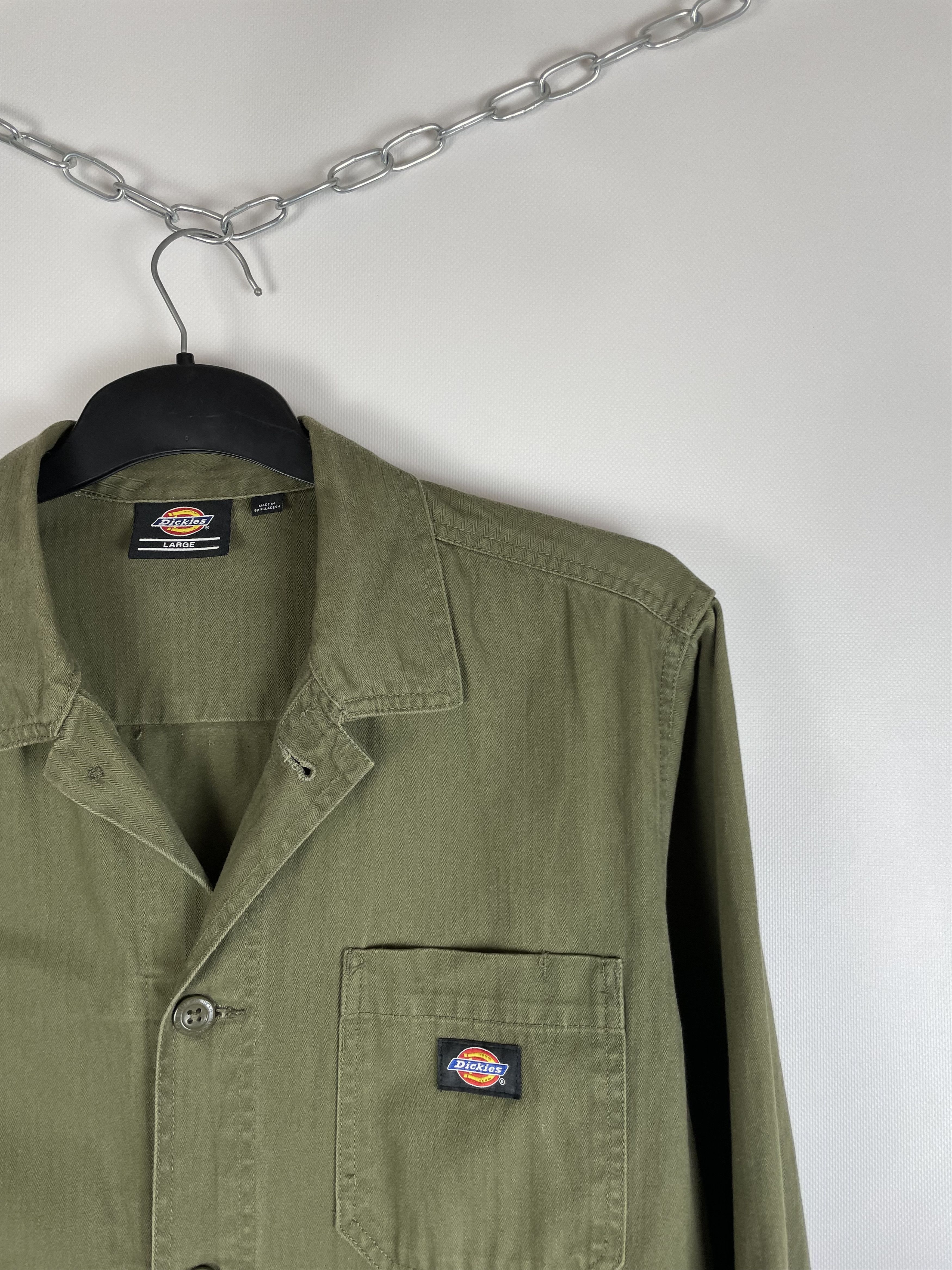 Dickies Vintage Dickies Work Overshirt Pockets Jacket Size US L / EU 52-54 / 3 - 4 Thumbnail