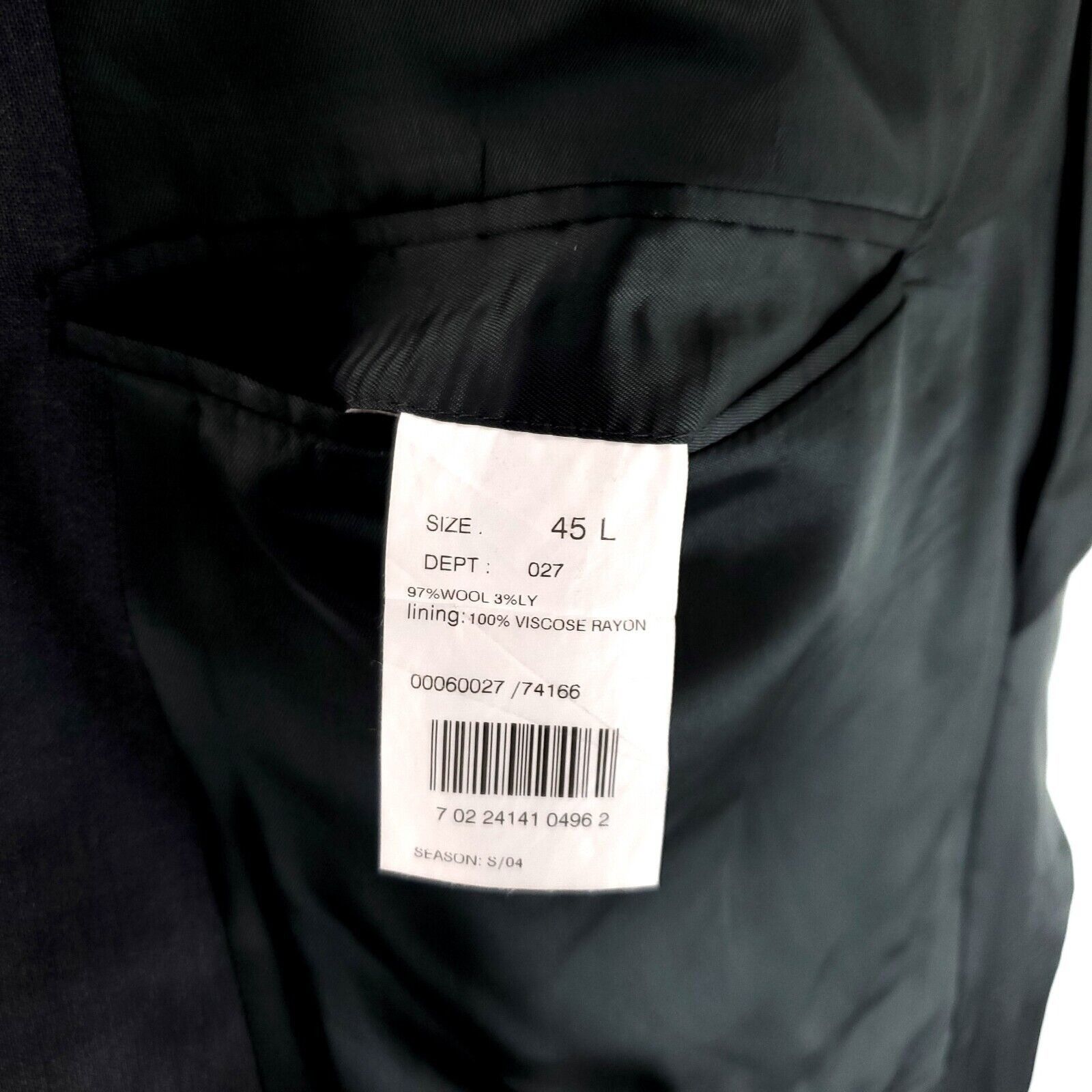 Brooks Brothers DAMAGED 346 Brooks Brothers Stretch Wool 2 Button Blazer 44L Size 44L - 10 Thumbnail