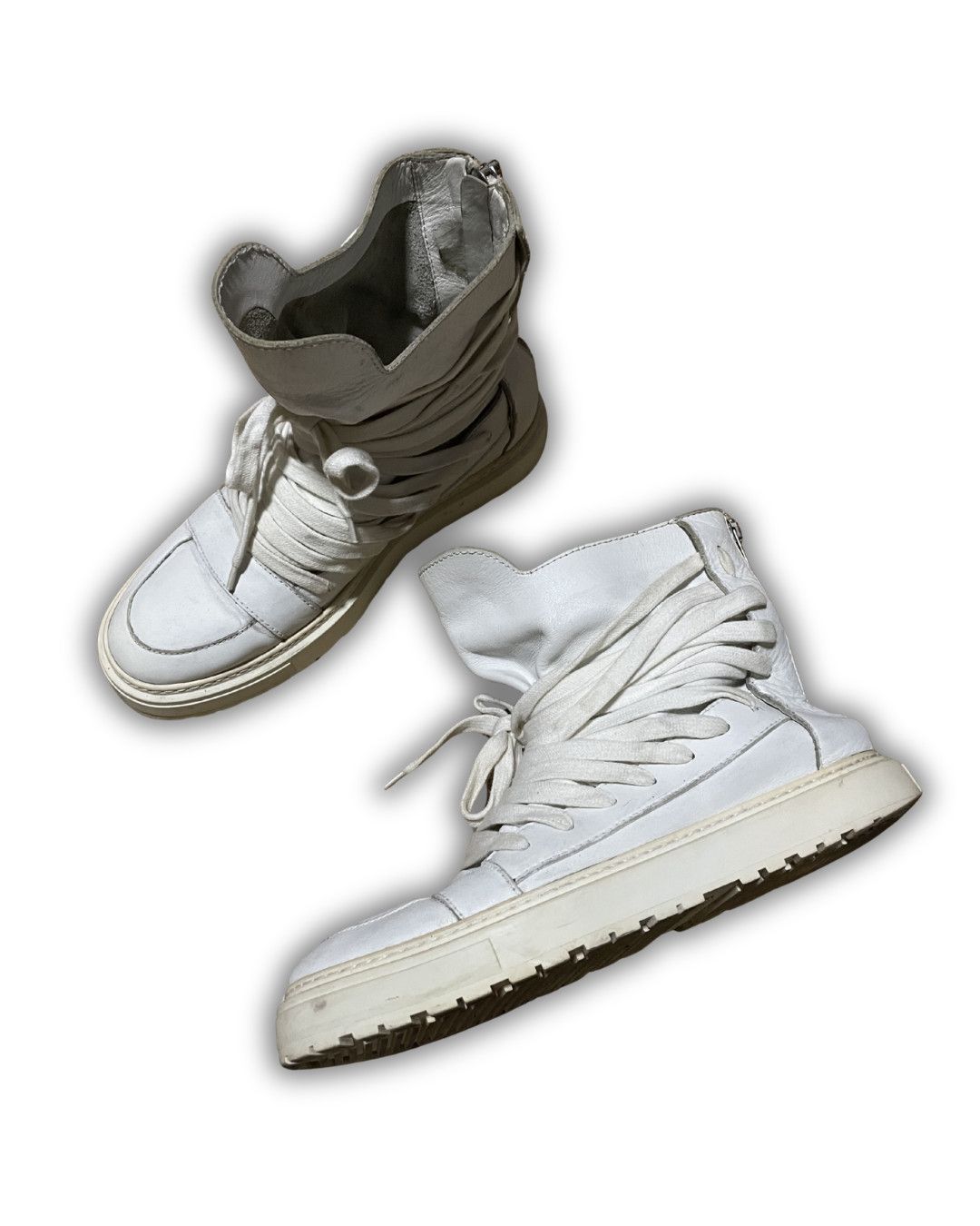 Kris Van Assche Kris Van Assche White Multi Laces Sneakers Size US 8 / EU 41 - 1 Thumbnail
