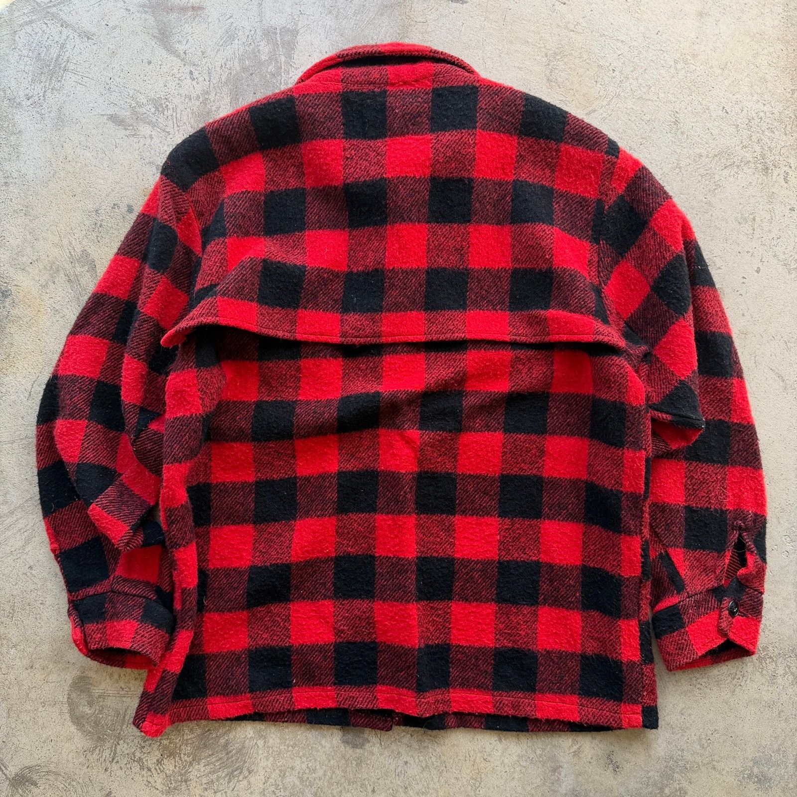Other 70s Big Bill Buffalo Plaid Wool Blend Cruiser Work Jacket Size US XL / EU 56 / 4 - 5 Thumbnail