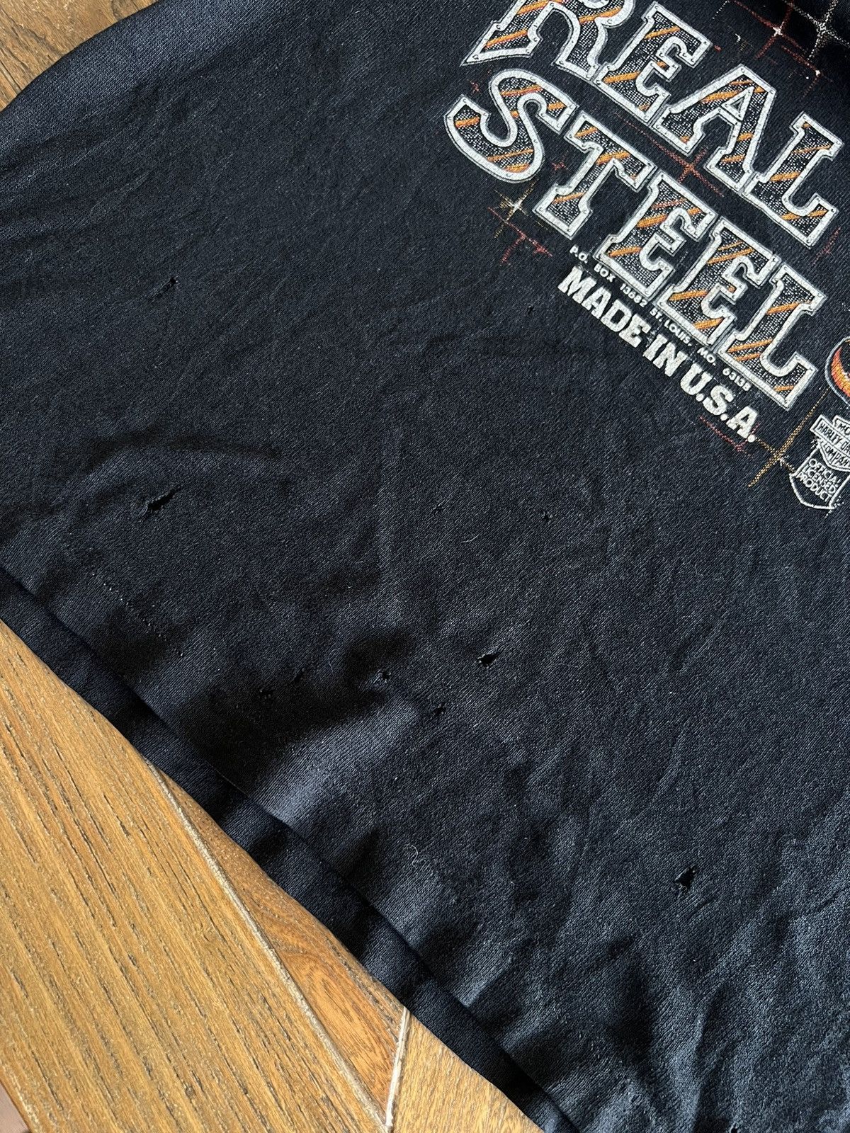 Harley Davidson Vintage 80s Harley Davidson Real Steel Sword Tee Made in USA Size US M / EU 48-50 / 2 - 6 Thumbnail