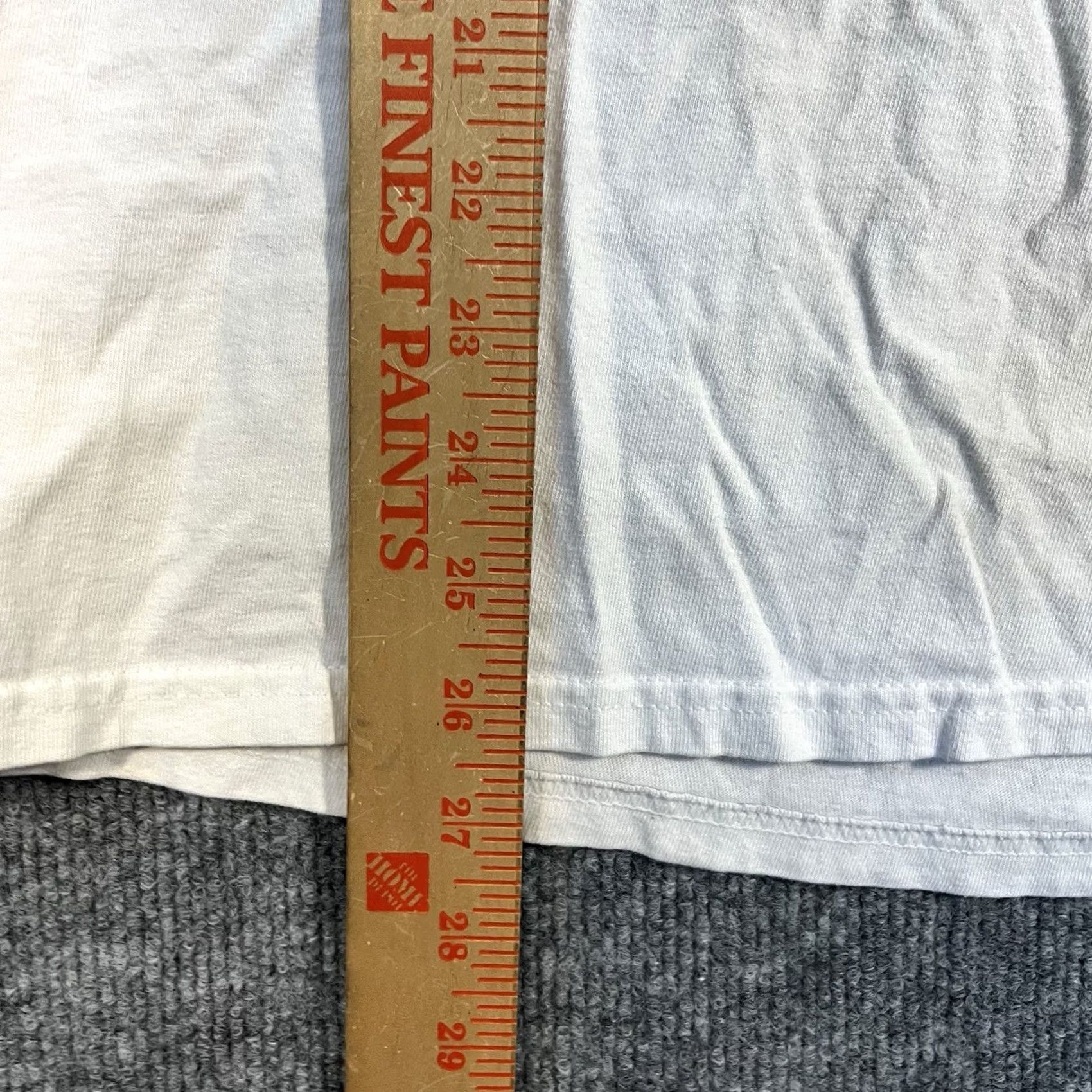 Hanes Hanes Shirt Mens L White Out Burger California Beefy Vtg Promo Tee Size US L / EU 52-54 / 3 - 8 Thumbnail