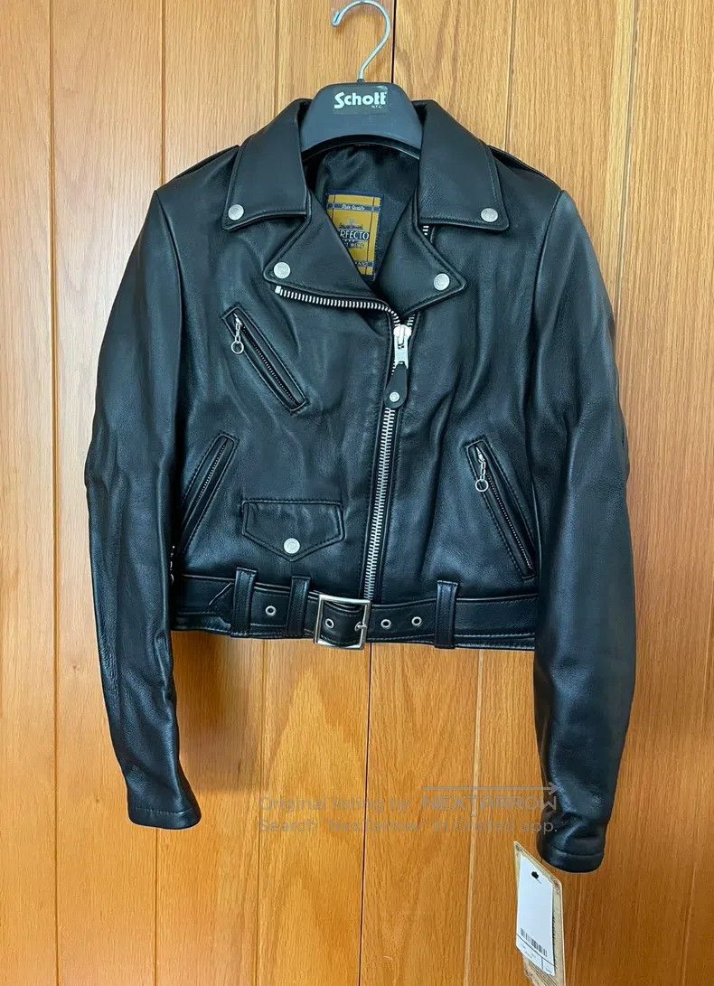 Schott Schott NYC Women's Biker Jacket with diagonal zipper sheep Size S / US 4 / IT 40 - 2 Thumbnail