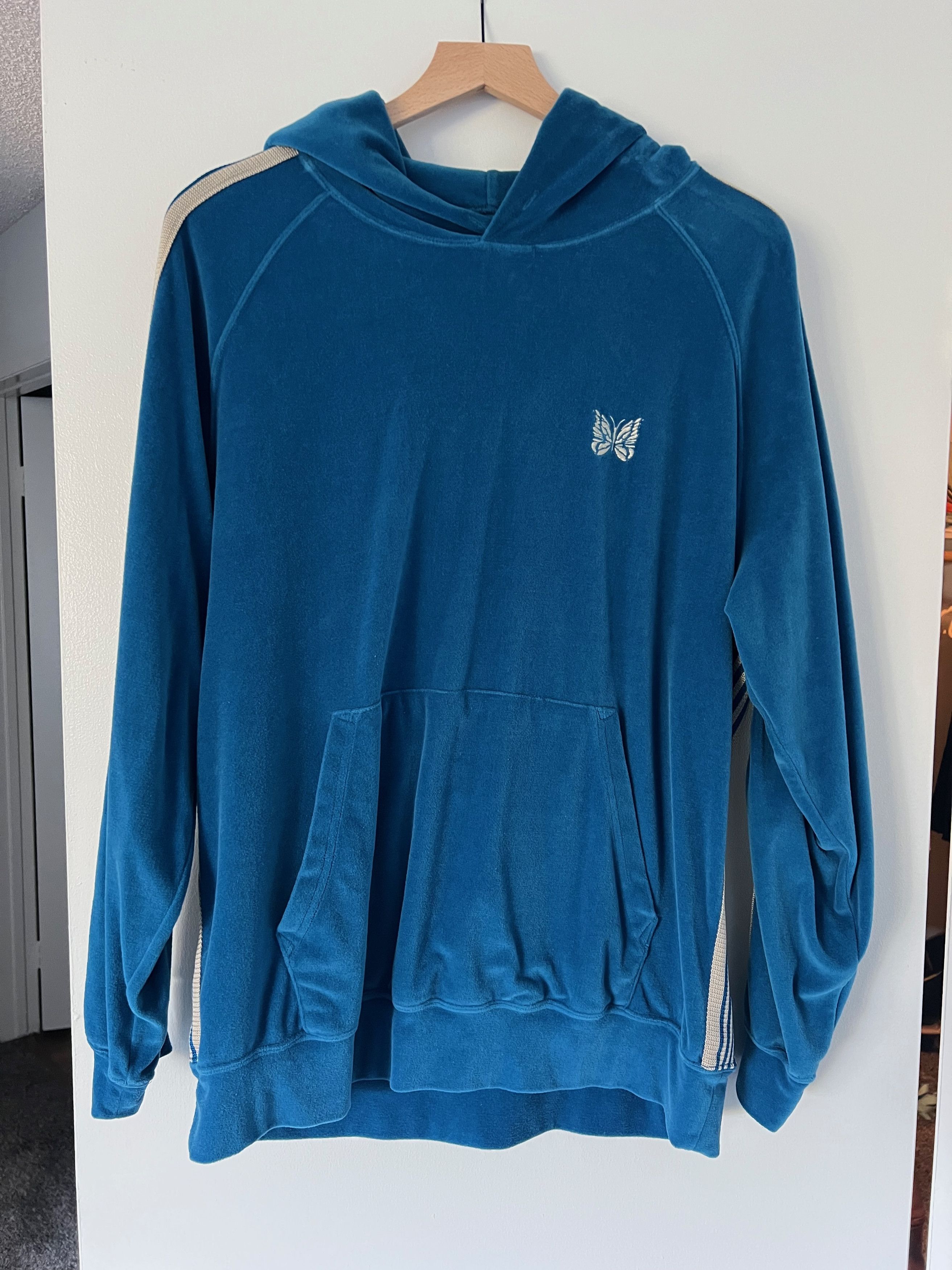 Needles Blue Hoodie Size US L / EU 52-54 / 3 - 1 Thumbnail