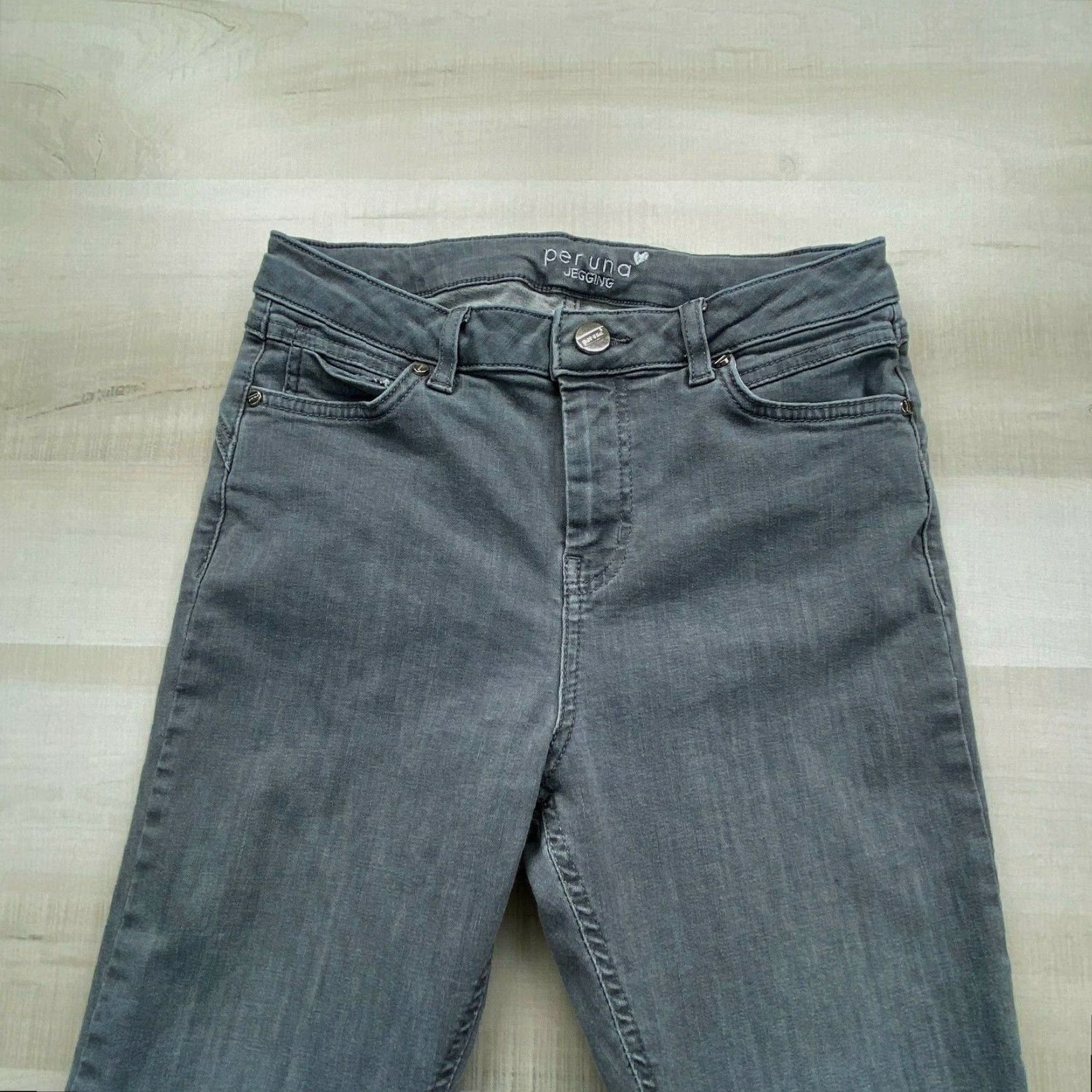 Vintage Per Una Womens Skinny Jeans Jeggings 6 US Gray Denim Stretch Jeggings Denim Jeans Gray 27x27 27 in Gray Mens? Size 28" / US 6 / IT 42 - 2 Thumbnail