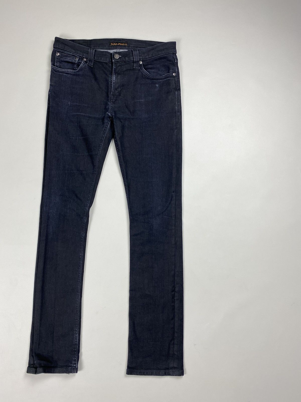 Nudie Jeans Nudie Jeans Co Tube Tom Org. Back In Black men’s jeans Size US 31 - 3 Thumbnail