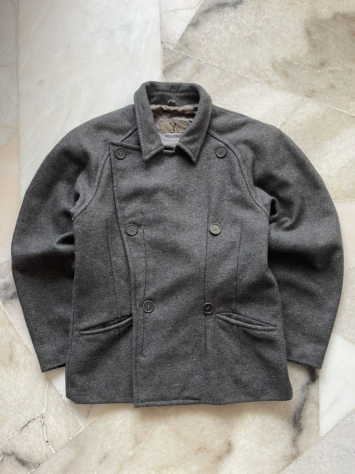 Yohji Yamamoto Rare 80s Yohji Yamamoto Asymmetrical Jacket Size US S / EU 44-46 / 1 - 1 Thumbnail