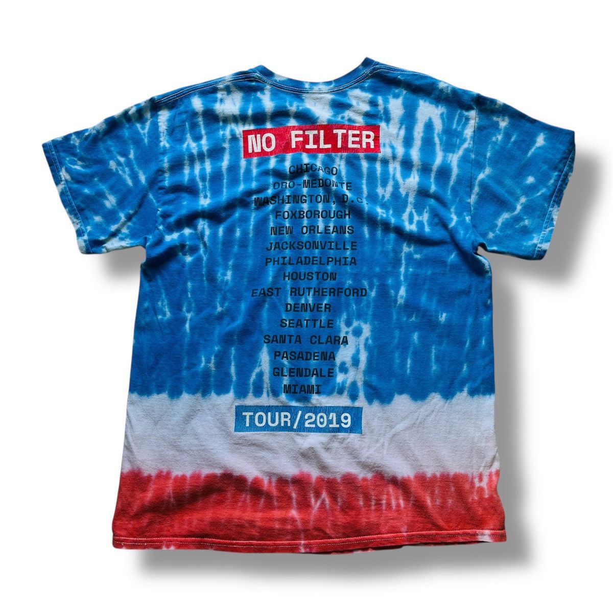 Band Tees × The Rolling Stones The Rolling Stones Concert Tour 2019 Big Logo Tie Dye TShirt Size US M / EU 48-50 / 2 - 2 Thumbnail