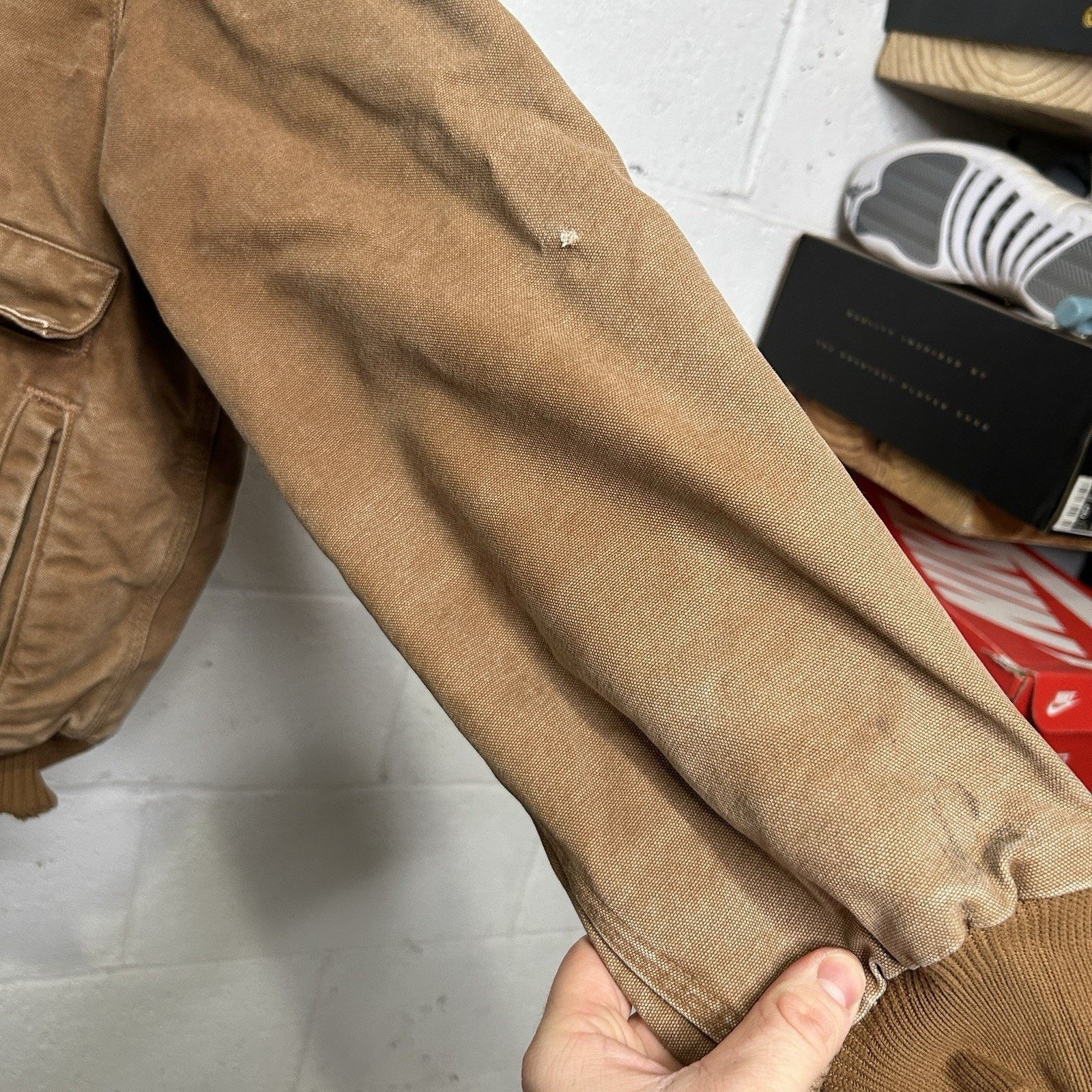 Carhartt Vintage Carhartt Quilted Sandstone Bomber Jacket “Brown” Size US XL / EU 56 / 4 - 7 Thumbnail