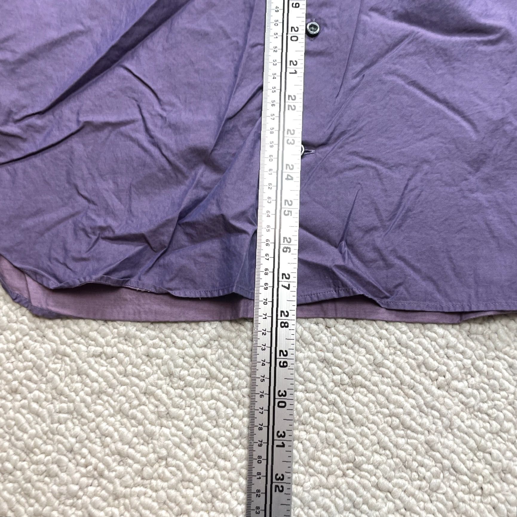 Ted Baker Ted Baker Endurance Dress Shirt Mens 15.5 Purple Slim Fit Long Sleeve Button-Up Collared Knit Cotton Spandex Casual Formal Shirt Men Size US L / EU 52-54 / 3 - 6 Thumbnail