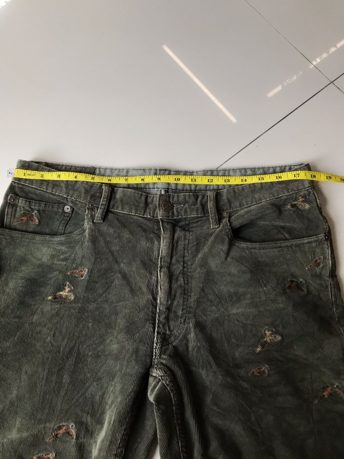 Polo Ralph Lauren Green Jeans Size US 40 / EU 56 - 2 Thumbnail