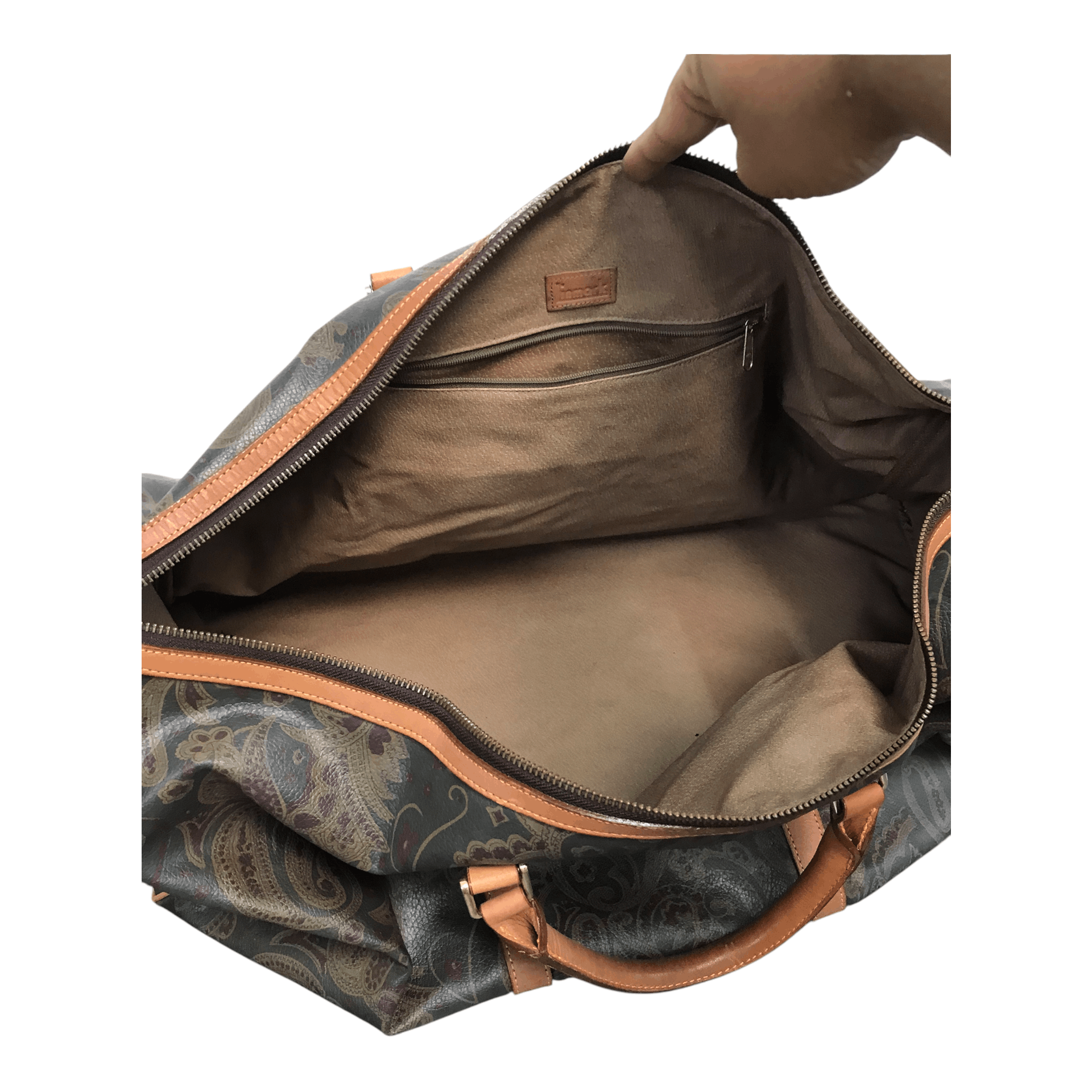 Japanese Brand Limark Paisley Travel/Duffle Bag like Etro Design Size ONE SIZE - 3 Thumbnail
