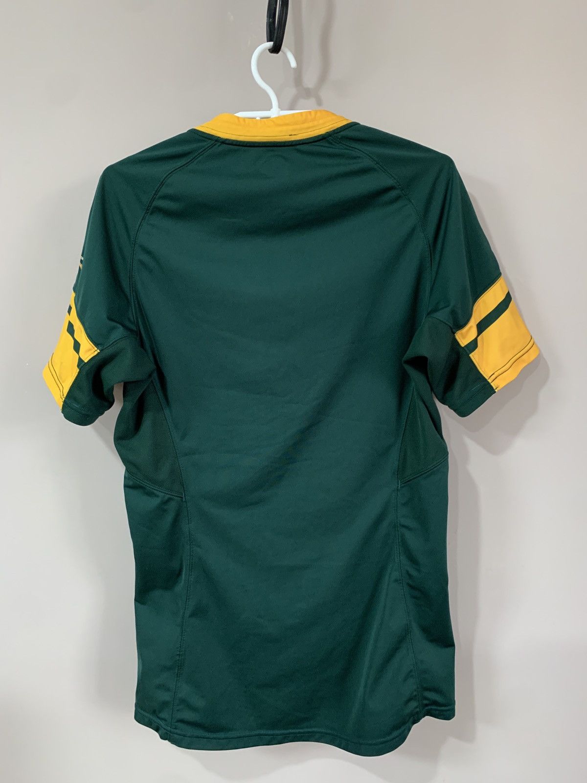 Asics South Africa 2015 Home Rugby Union Shirt ASICS Jersey Sz M Size US M / EU 48-50 / 2 - 2 Thumbnail