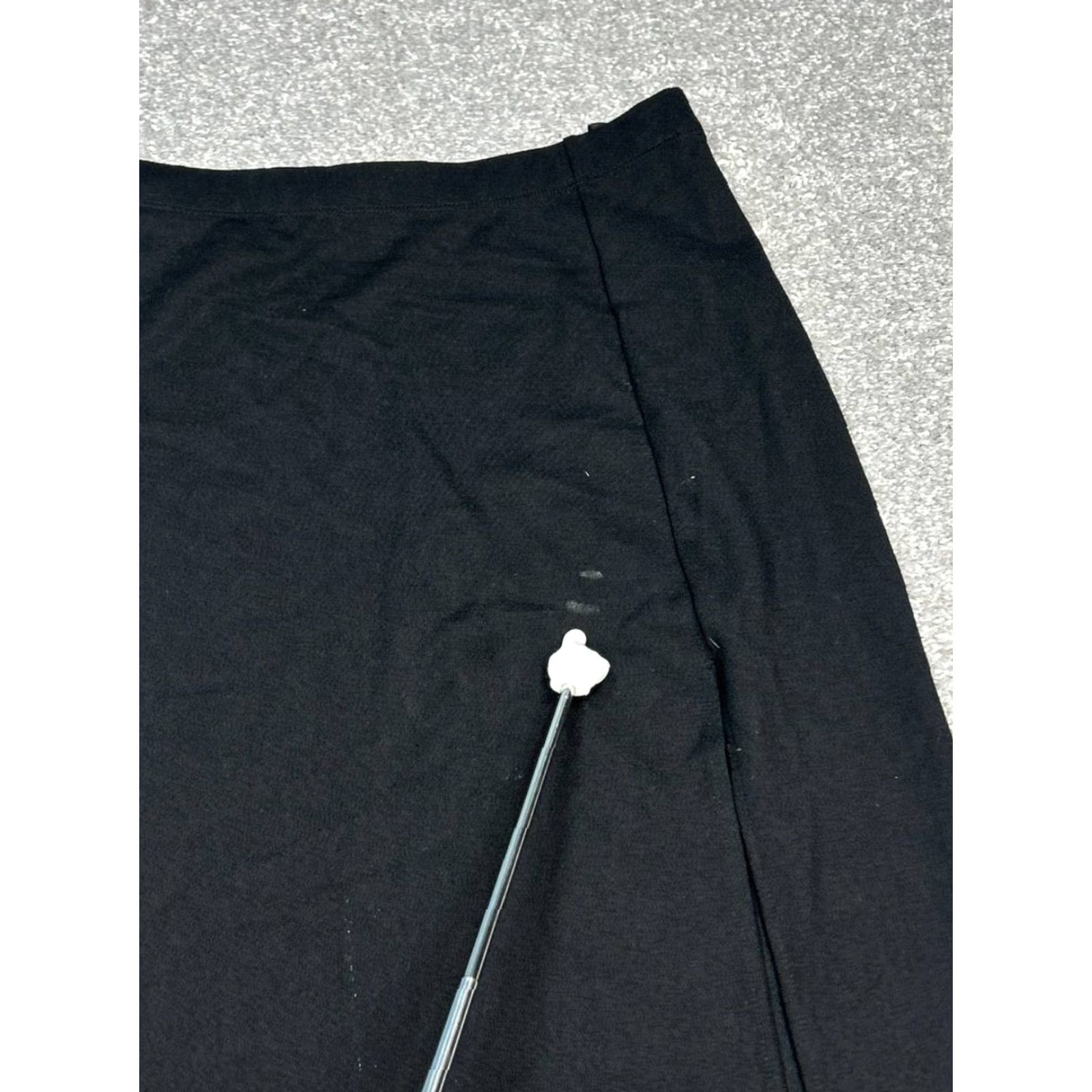 Aritzia Aritzia Babaton Pencil Front Slit Skirt Womens 2 Black Nylon Spandex Midi Straight & Pencil Classic Modern Casual Party/Cocktail Size 26" / US 2 / IT 38 - 5 Thumbnail