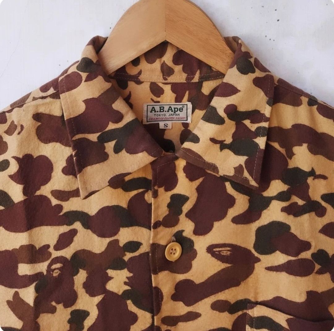 Bape Vintage BAPE 1st Camo Long Sleeve Button Shirt Size US S / EU 44-46 / 1 - 3 Thumbnail