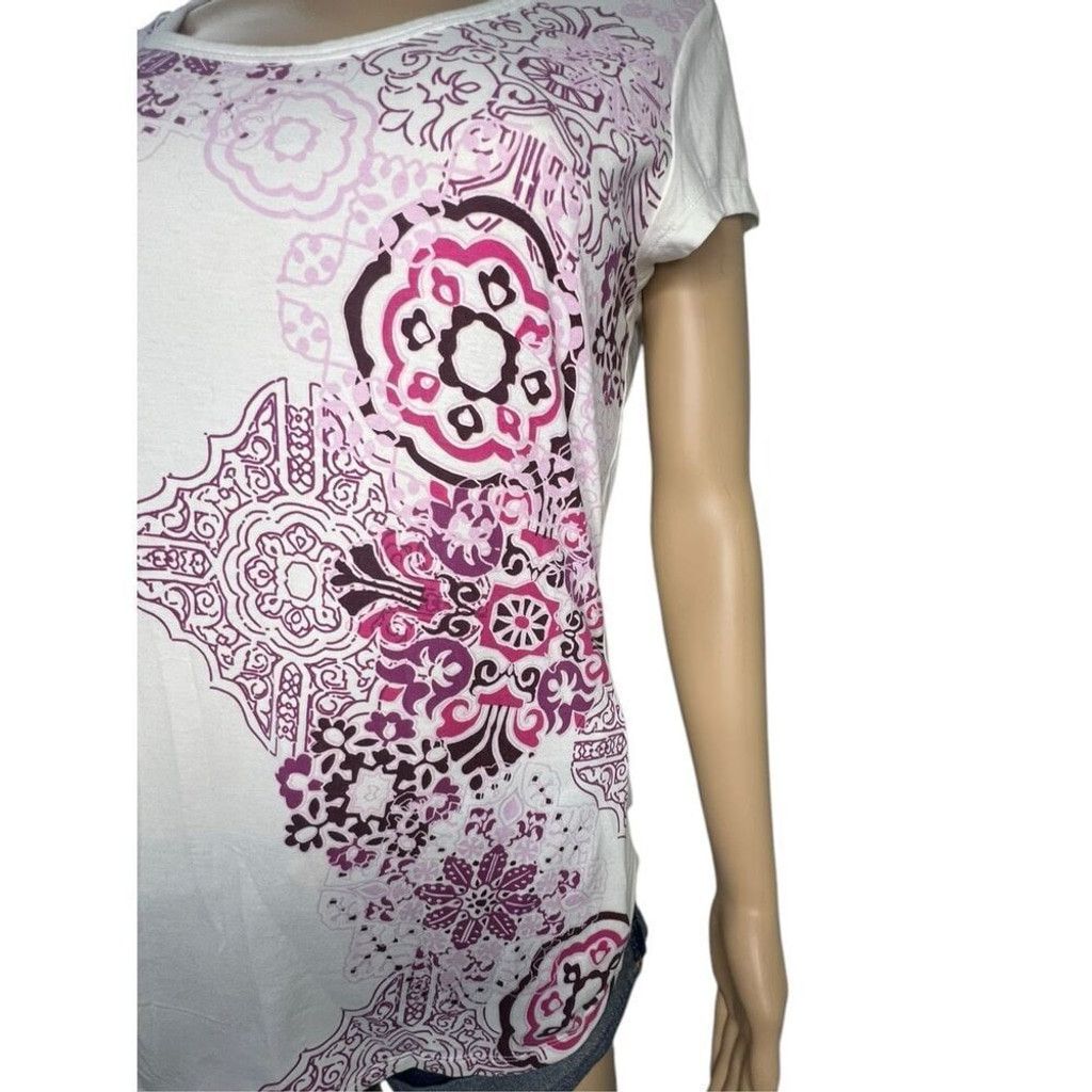 Athleta Athleta Boho Short Sleeve Athletic T-Shirt With Cinched Side Size L / US 10 / IT 46 - 2 Thumbnail