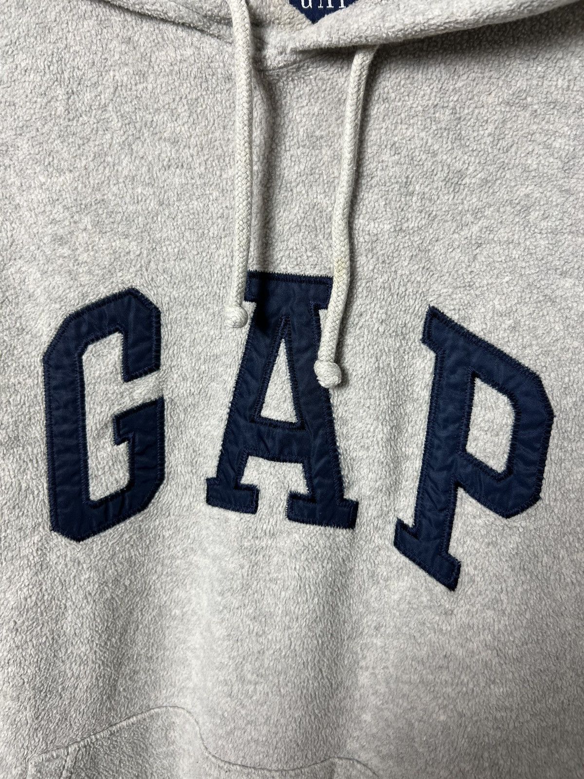 Gap Vintage Gap Pullover Fleece Grey Oversized Hoodie Size US M / EU 48-50 / 2 - 4 Thumbnail