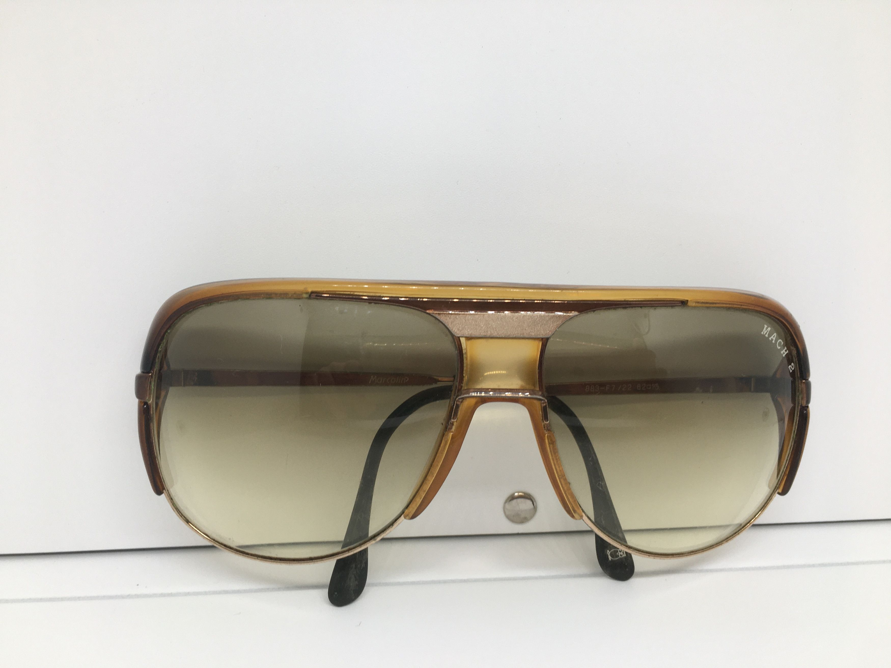 Vintage Vintage Marcolin 883-F7/22 Marchon Sunglasses Italy Size ONE SIZE - 7 Thumbnail