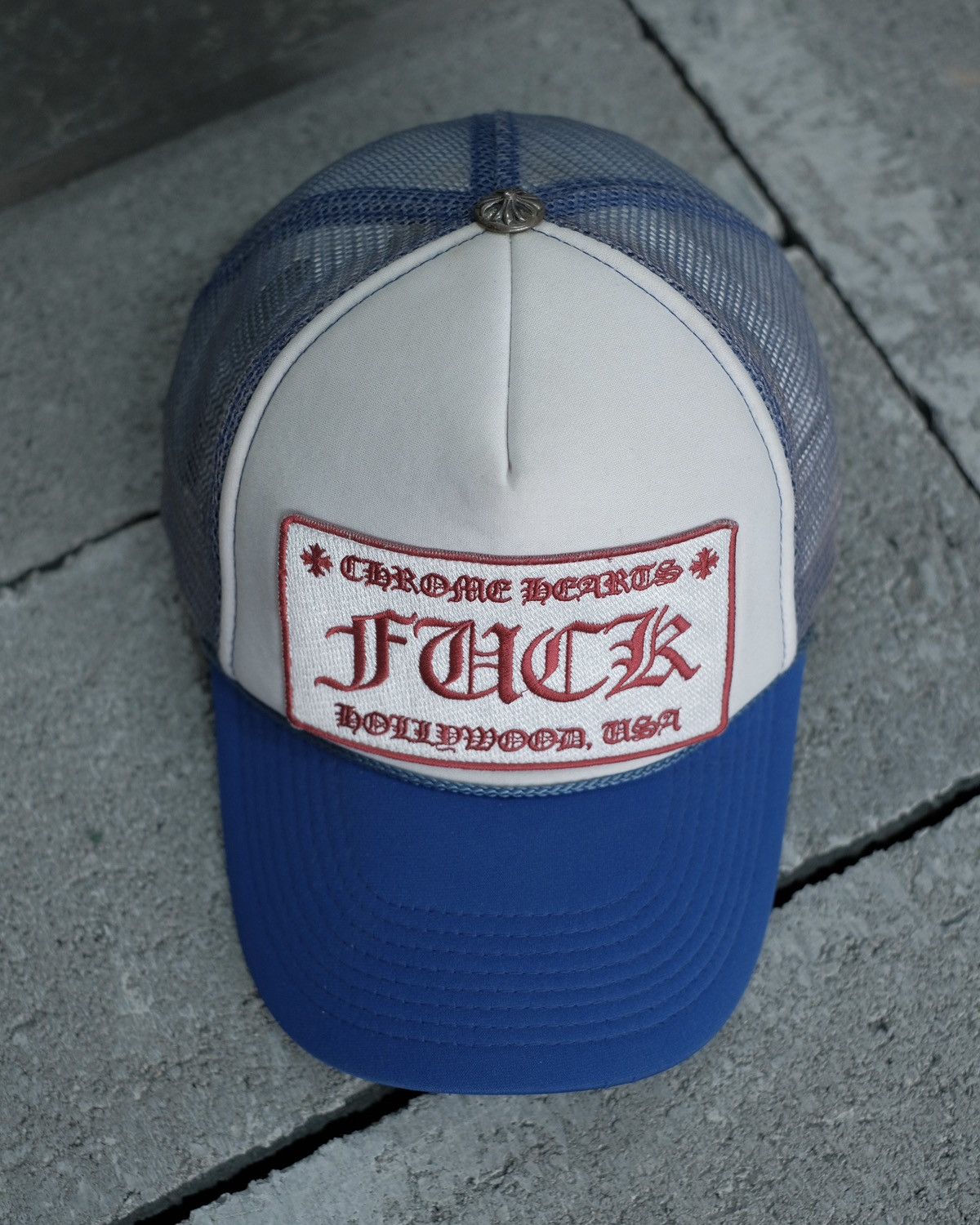 Chrome Hearts Chrome Hearts trucker cap F*ck quotes Size ONE SIZE - 4 Thumbnail