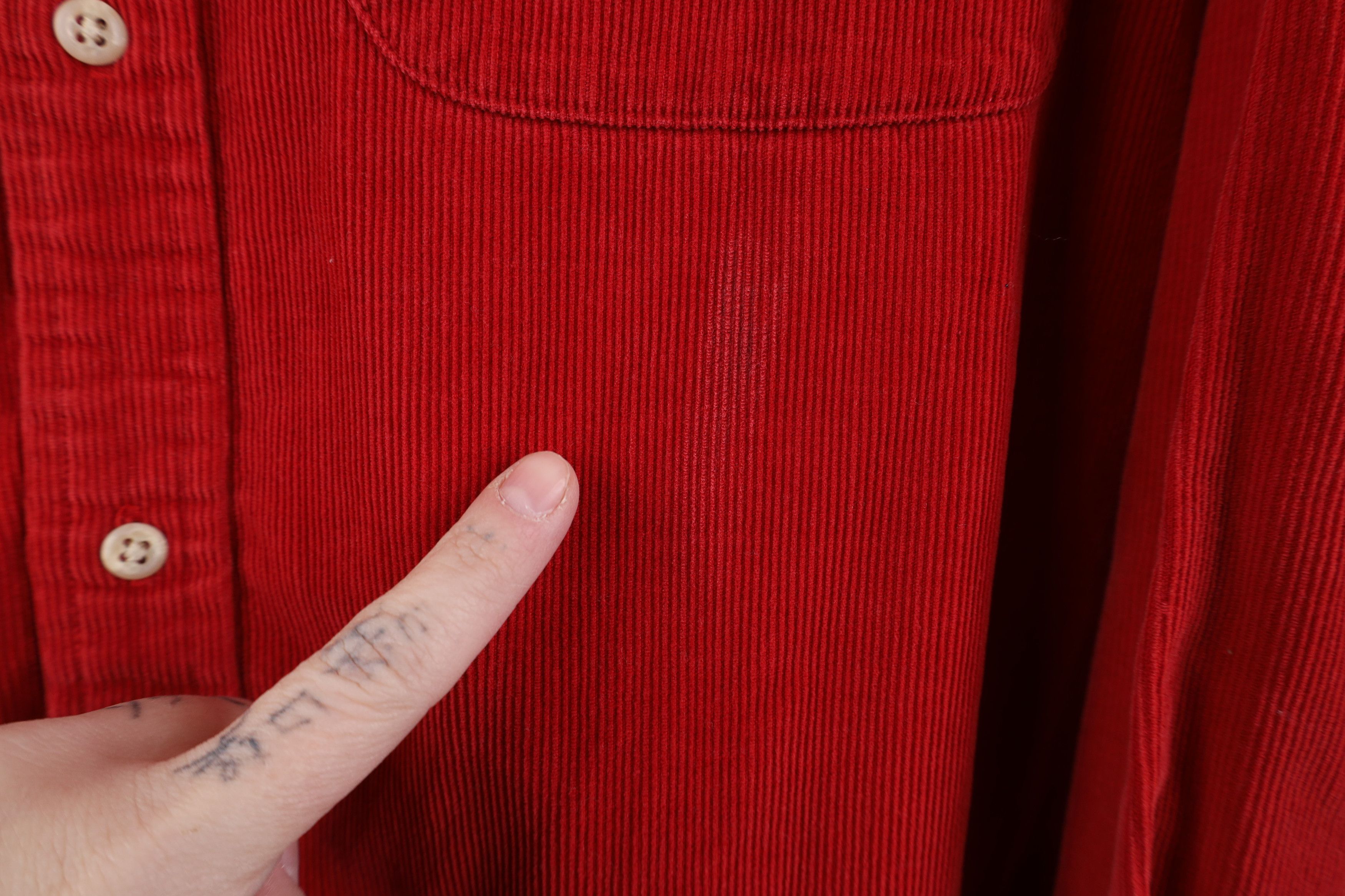 Tommy Hilfiger Vintage 90s Tommy Hilfiger Collared Button Down Shirt Red Size US S / EU 44-46 / 1 - 7 Thumbnail