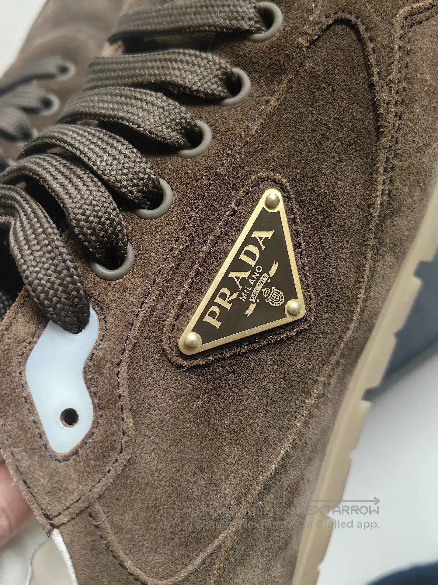Prada PRADA Trail Suede Low-Top Sneakers. Size US 8.5 / EU 41-42 - 5 Thumbnail