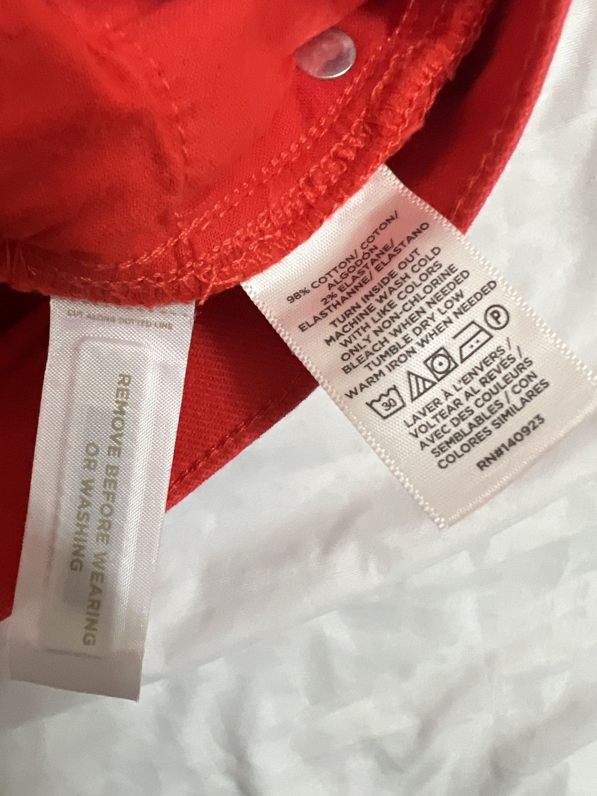 Loft LOFT Bright Red High-Rise Flare Jeans size 26 (2) Size 26" / US 2 / IT 38 - 7 Thumbnail