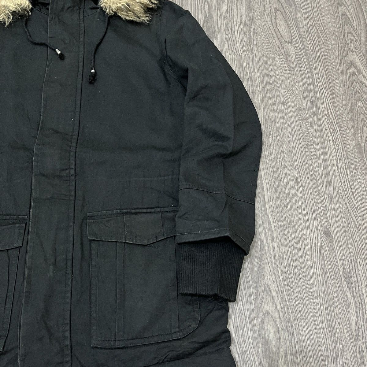 14th Addiction Logue - Faux Fur Hooded Parka Pile Lined Size US L / EU 52-54 / 3 - 3 Thumbnail