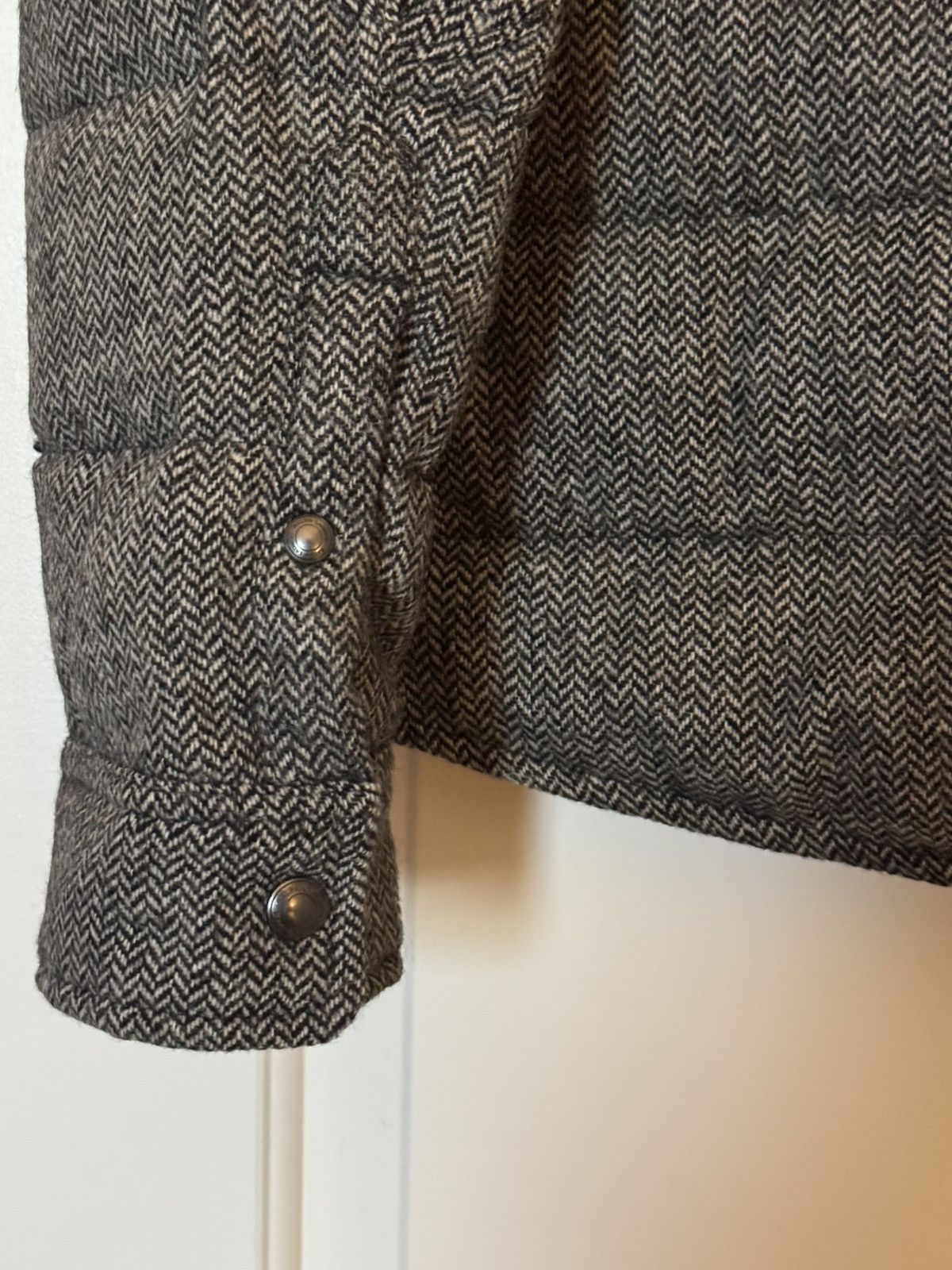 Polo Ralph Lauren Polo Ralph Lauren Tweed Herringbone Down Quilted Jacket XL Size US L / EU 52-54 / 3 - 13 Thumbnail