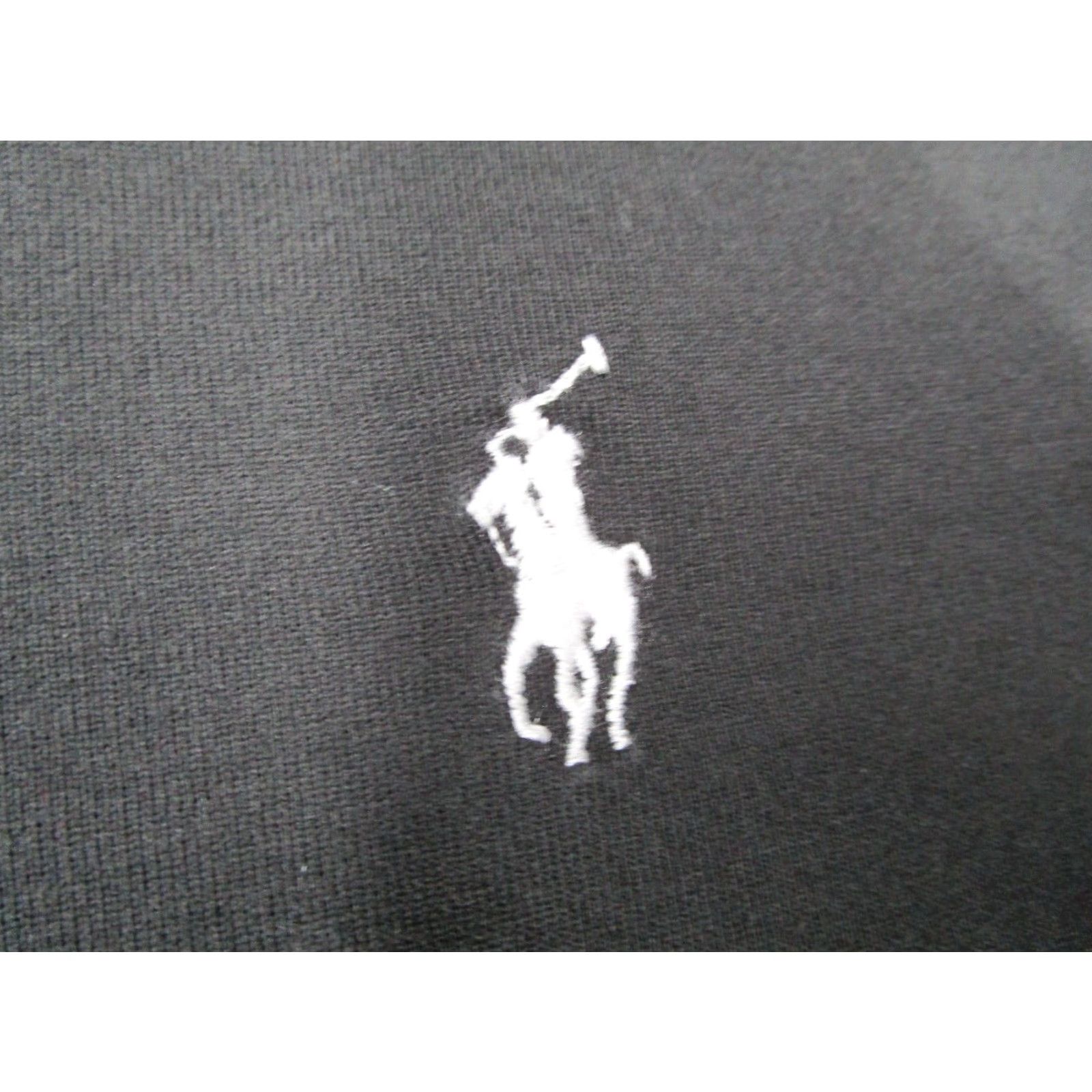 VINTAGE Polo Ralph Lauren Jacket Men’s Large Black 1/4 Zip Pima Cotton Classic Bomber Retro American