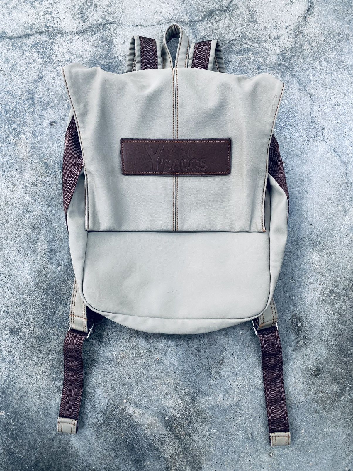 Yohji Yamamoto Vintage Yohji Yamamoto Y’saccs Backpack Size ONE SIZE - 1 Thumbnail