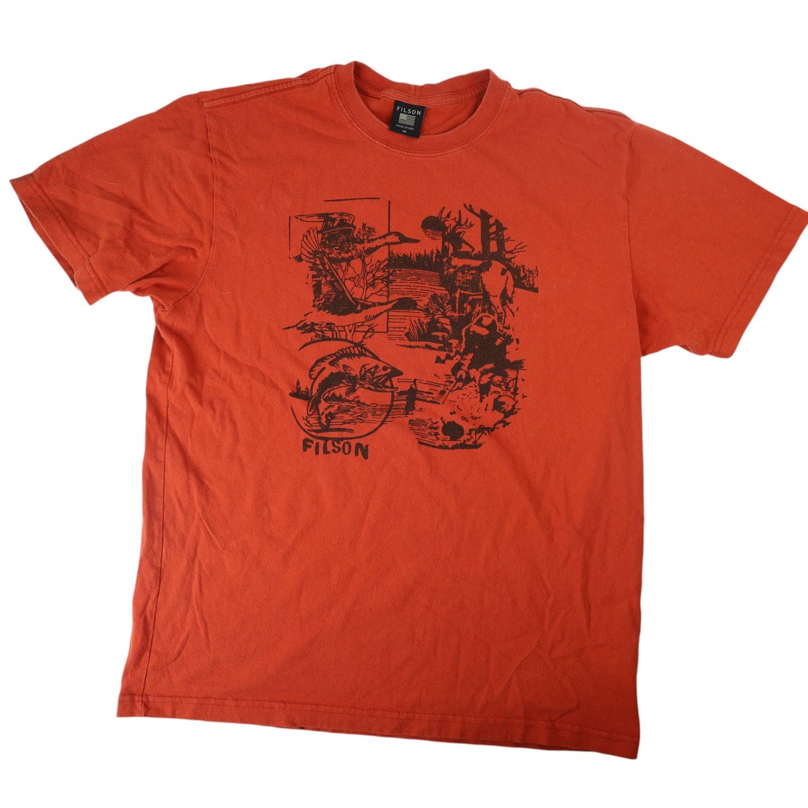 Filson Filson Outdoors Woodsman Graphic T Shirt Size US M / EU 48-50 / 2 - 1 Thumbnail