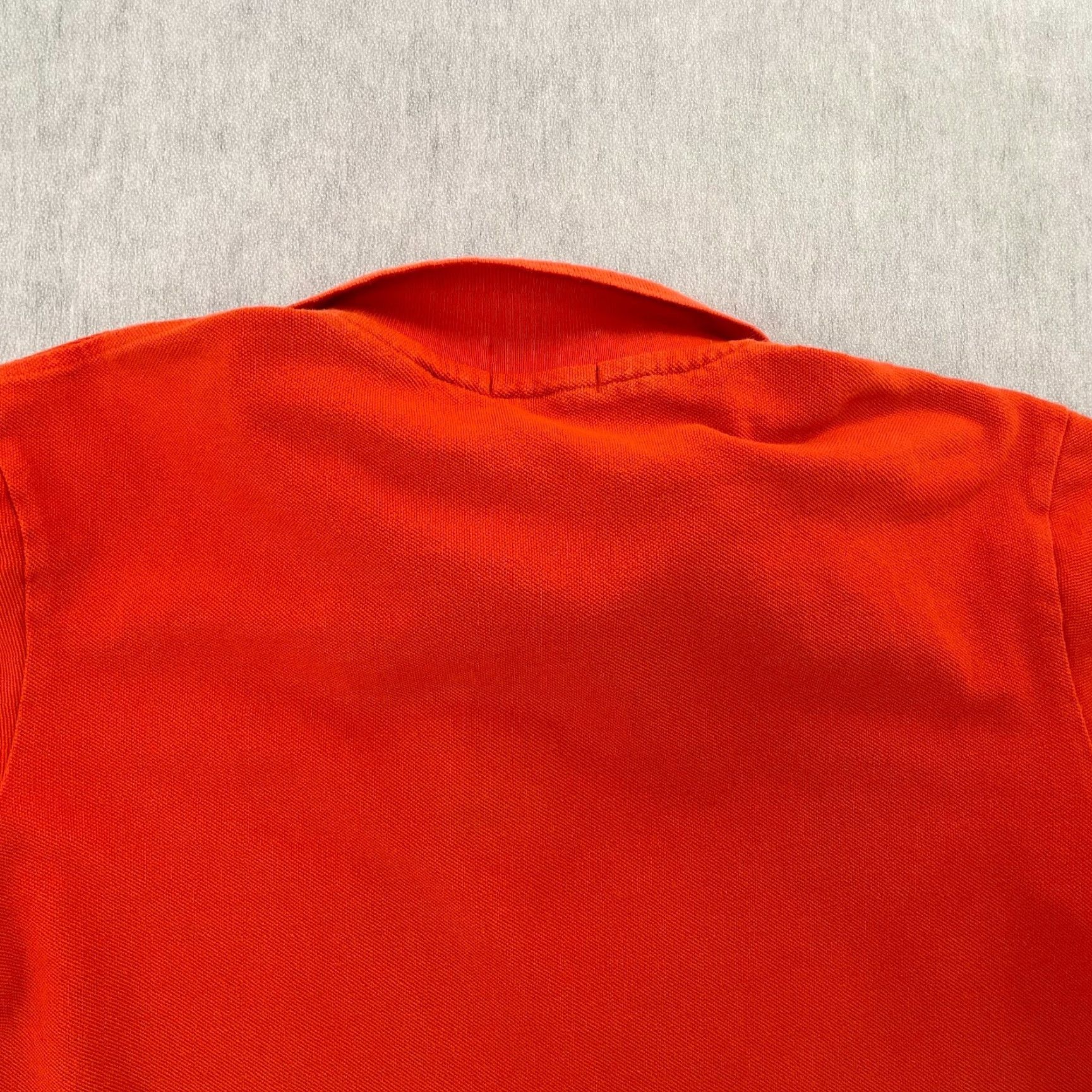 Ralph Lauren Rugby Ralph Lauren Shirt Adult Large Orange Polo Collar Button Short Sleeve Mens Size US L / EU 52-54 / 3 - 5 Thumbnail