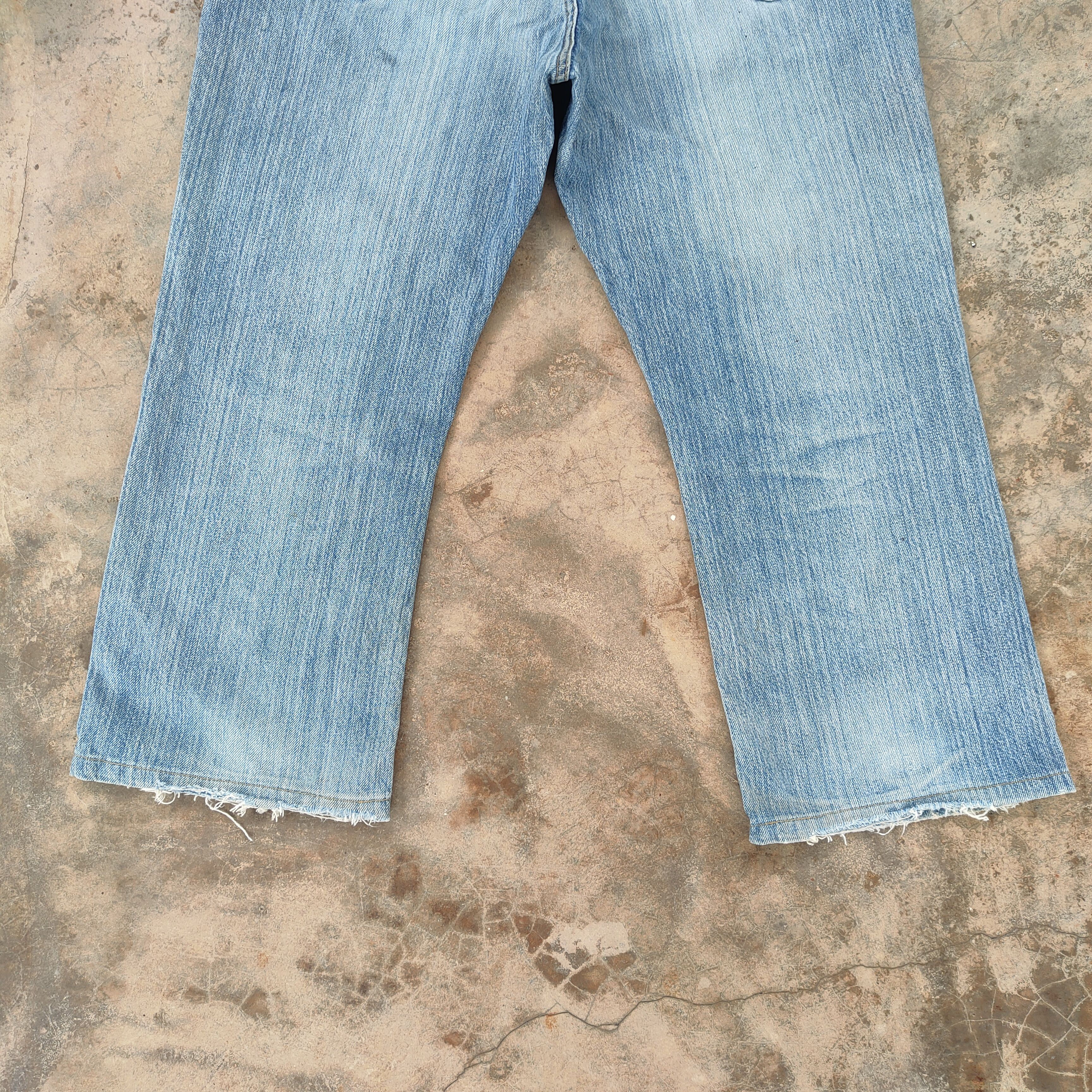 Edwin × Jean × Lee VINTAGE LEE EDWIN FADED RIPPED JEANS DENIM PANTS Size US 34 / EU 50 - 12 Thumbnail